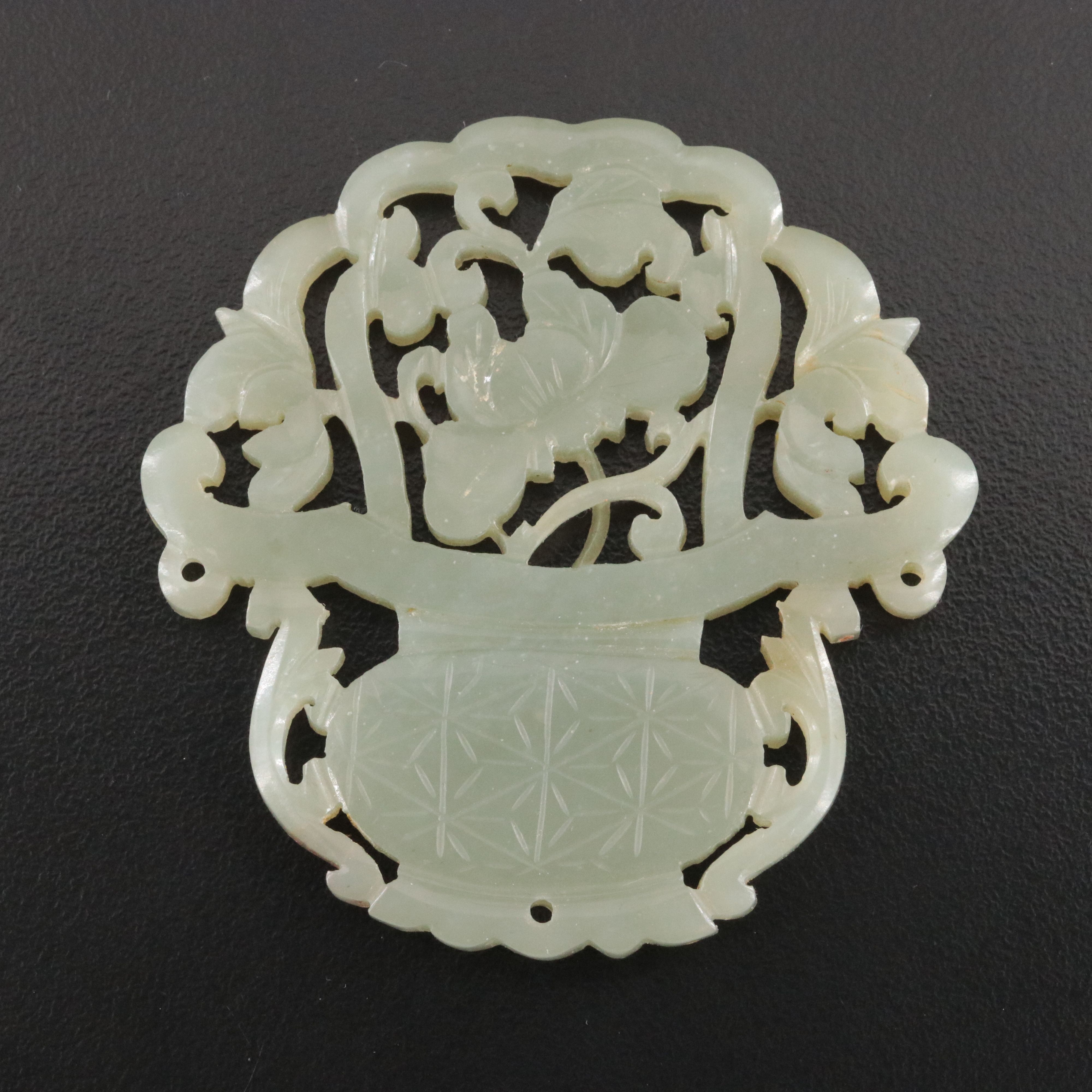 Carved Serpentine Pendant