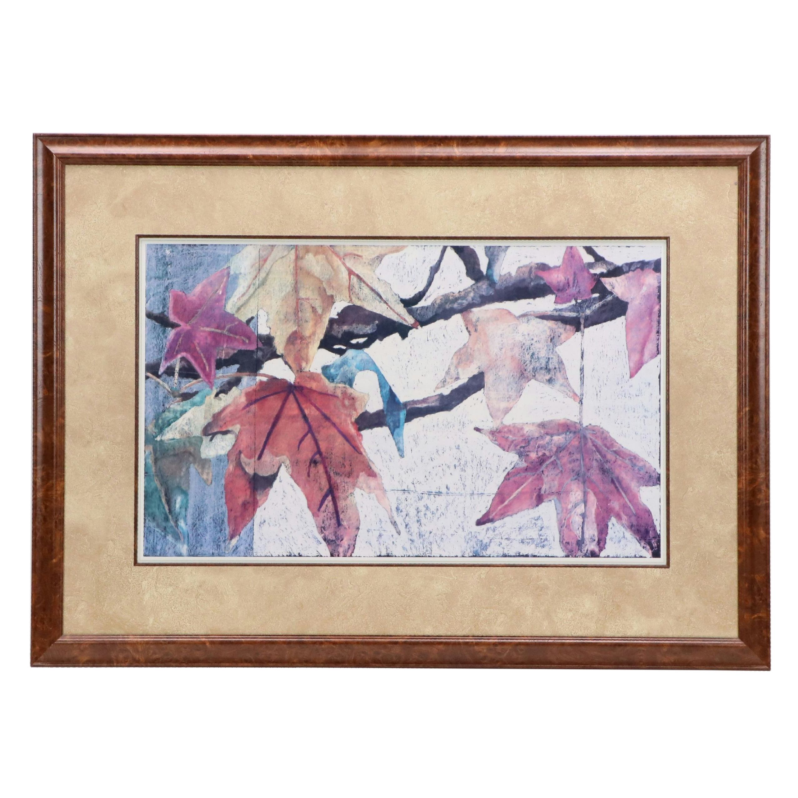 After Sharron Bliss Offset Lithograph "Liquid Amber I"