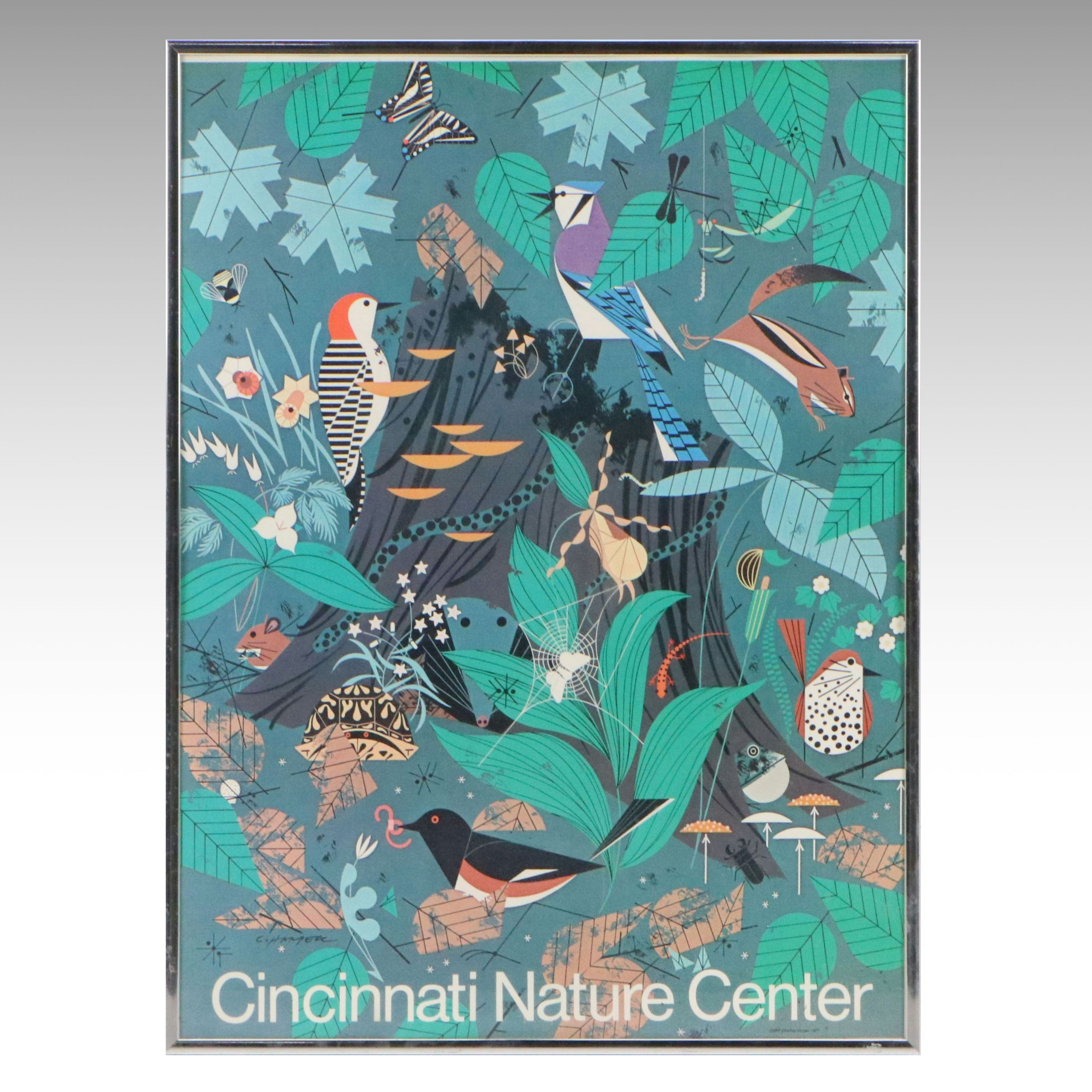 Cincinnati Nature Center Charley Harper Poster, 1977