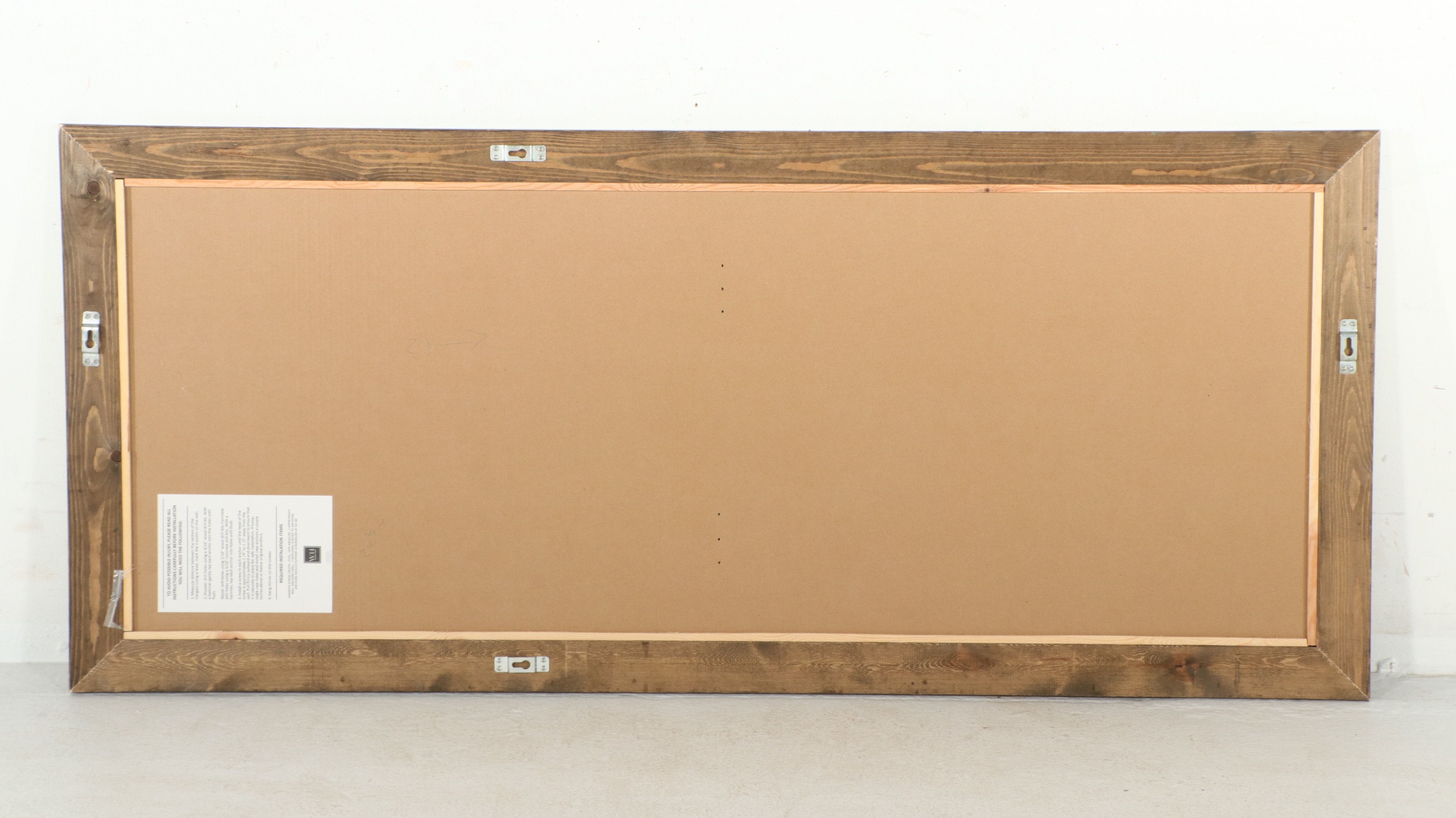 Wexford Home Wooden Rectangular Wall Mirror