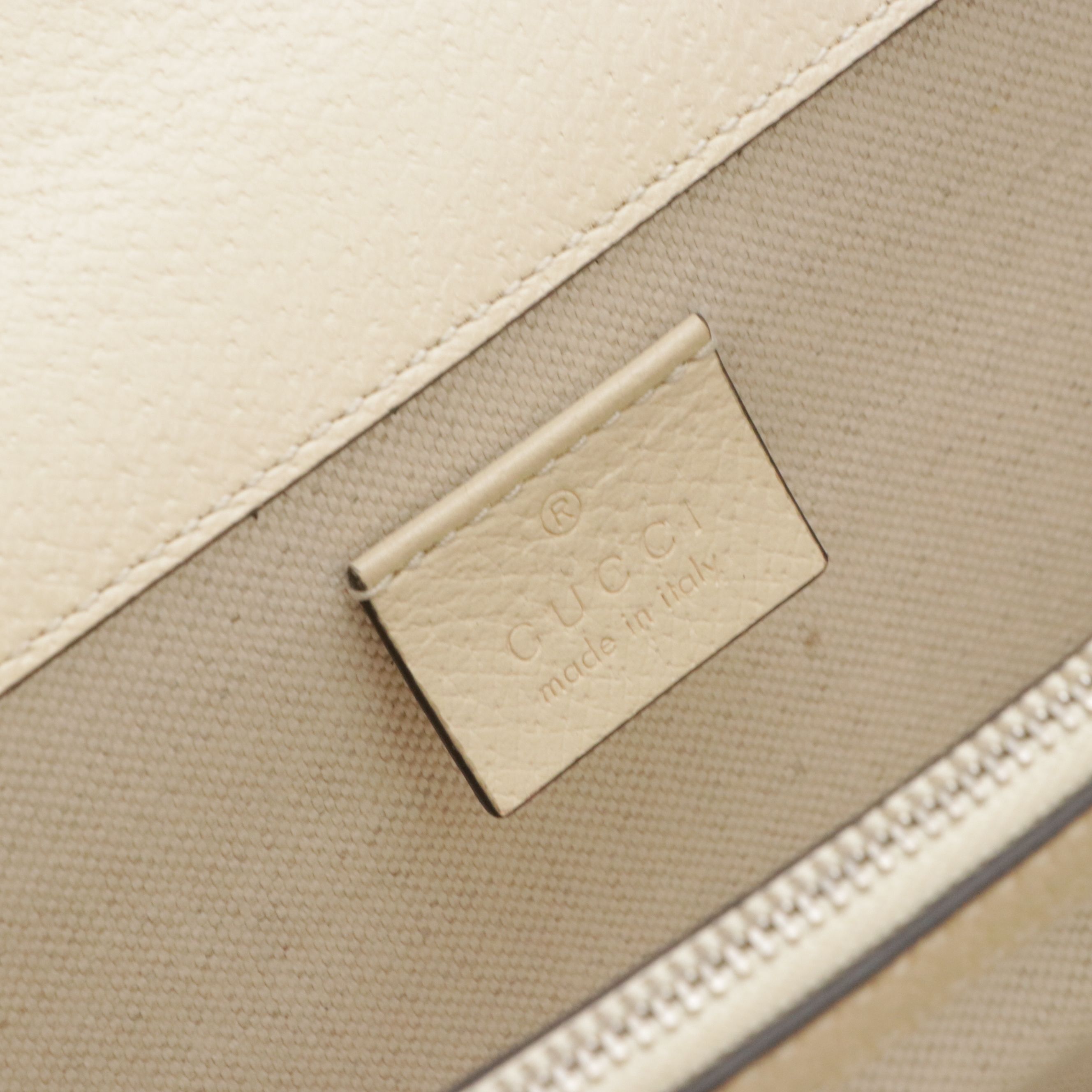 Gucci Medium Embellished Dionysis Chain Shoulder Bag in Ivory Leather