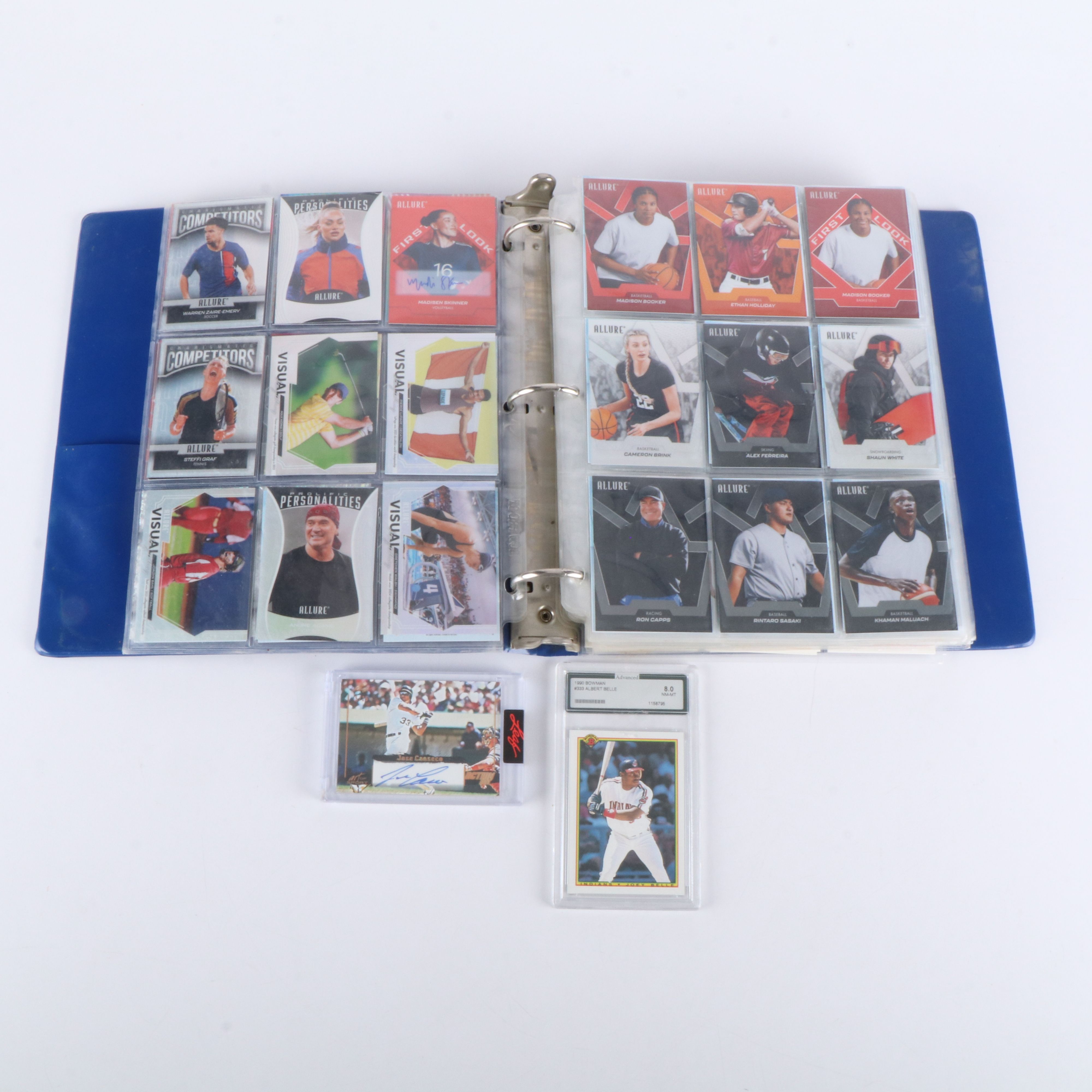 Allure with Other Sports Cards Featuring Serial Numbered and Signed