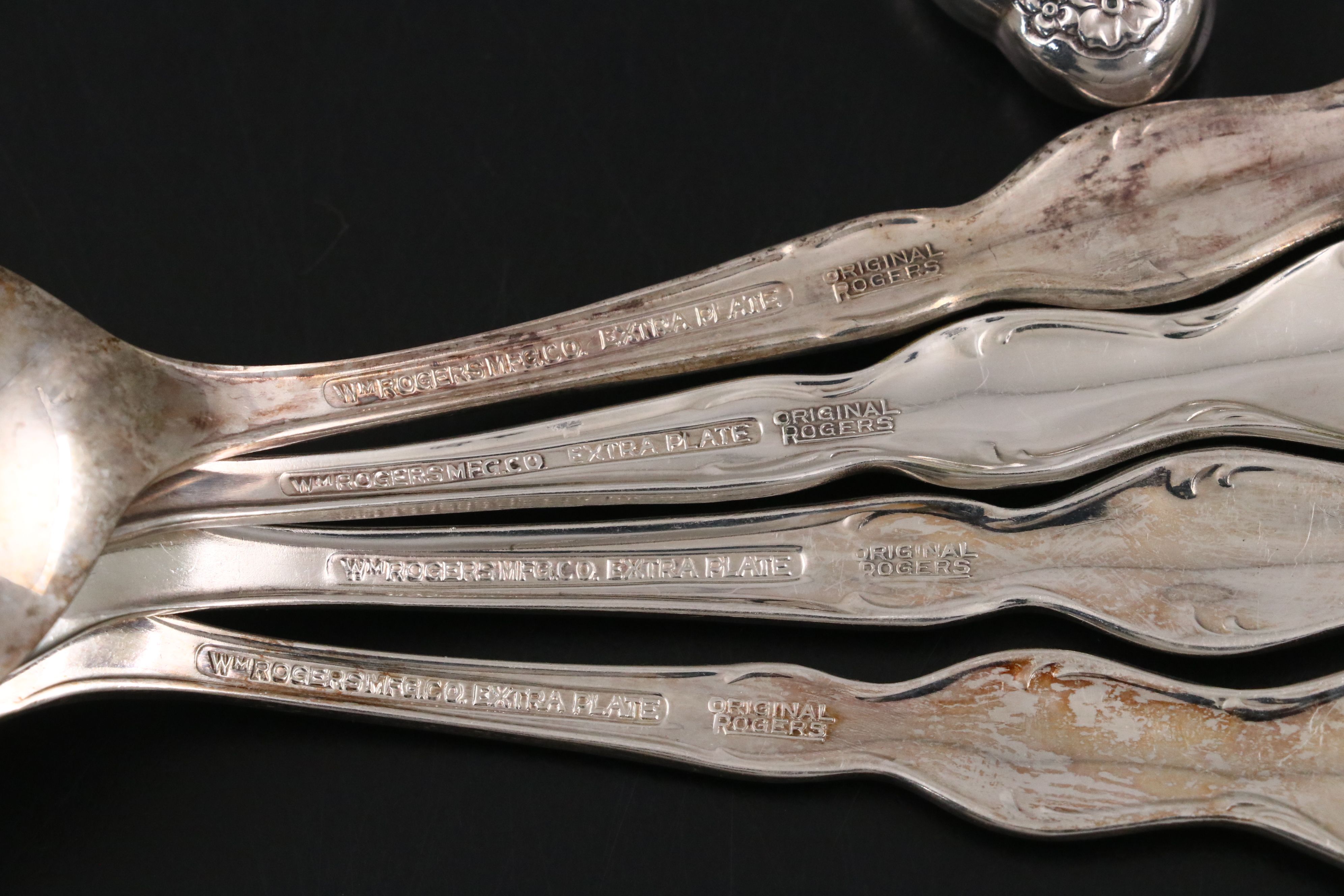 National Silver "King Edward" and Other Silver Plate Flatware