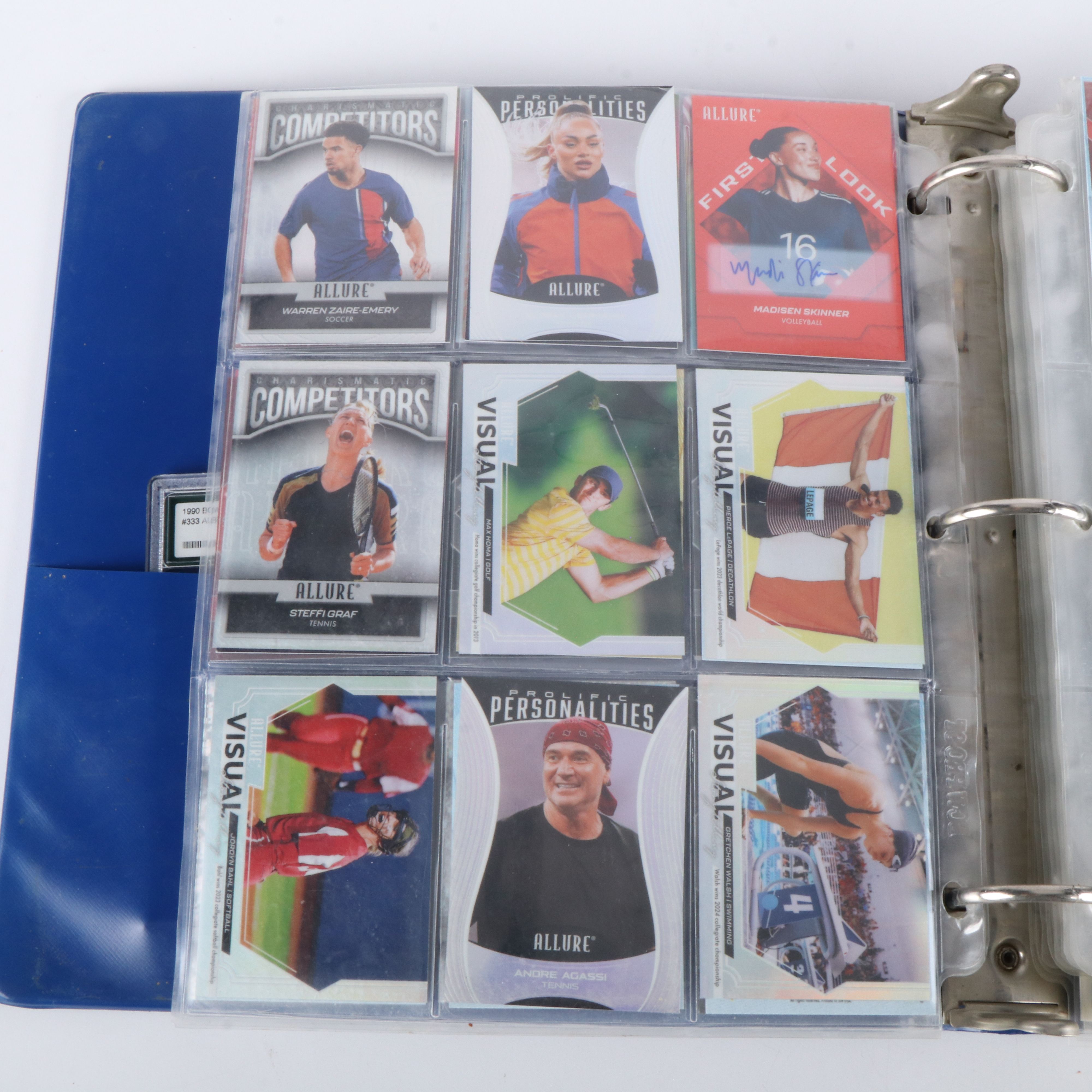 Allure with Other Sports Cards Featuring Serial Numbered and Signed