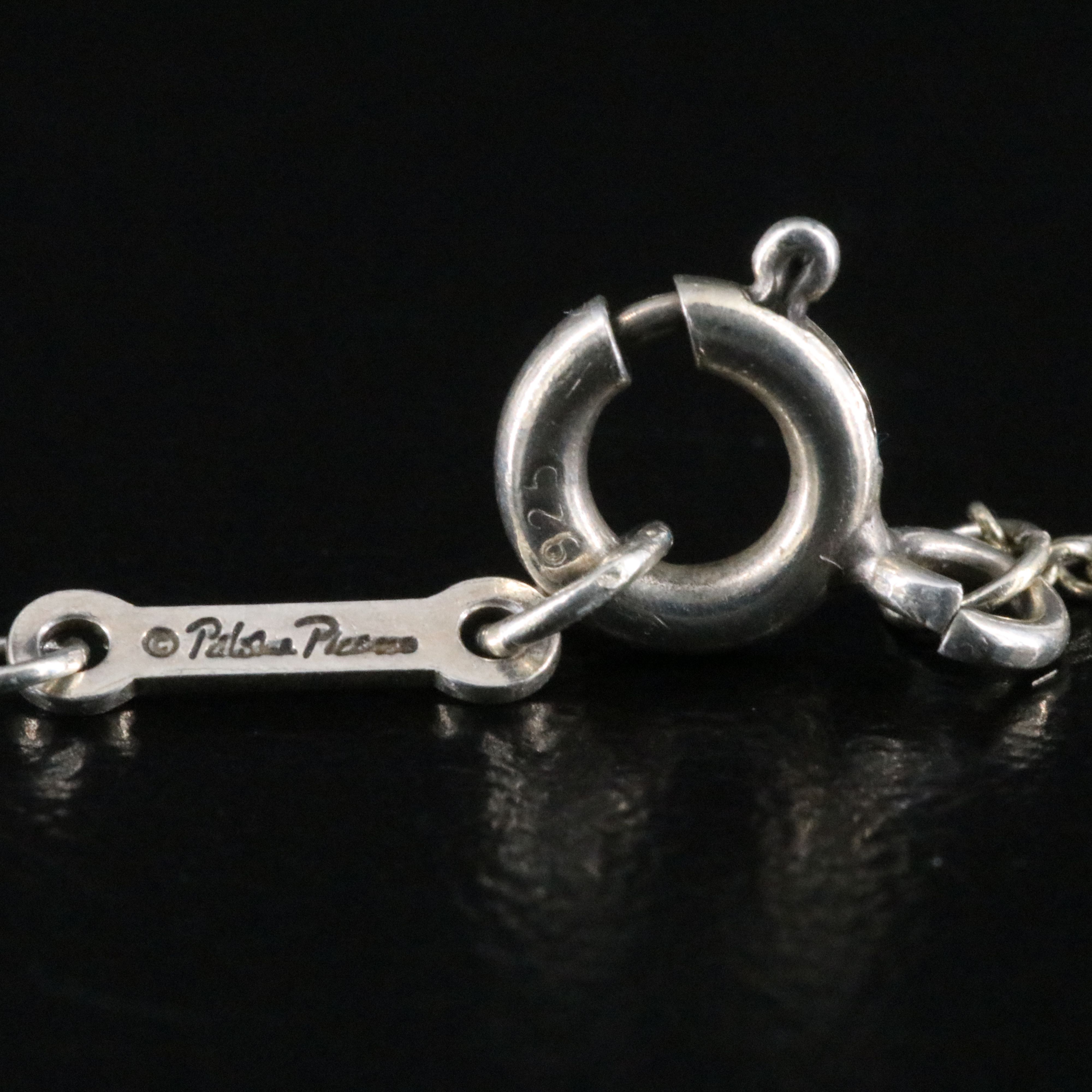 Paloma Picasso for Tiffany & Co. Sterling Olive Leaf Heart Necklace