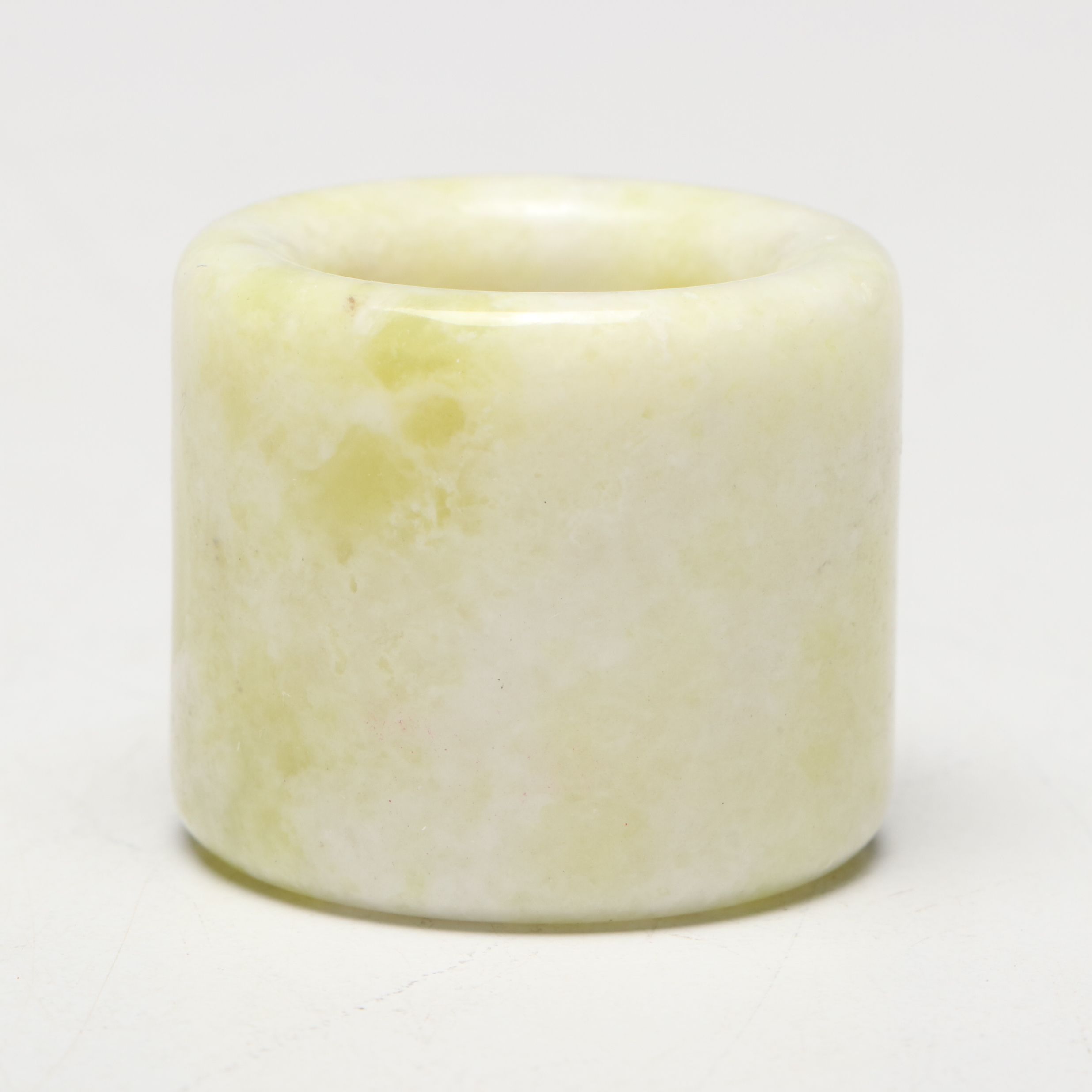 Chinese Carved Serpentine Thumb Ring