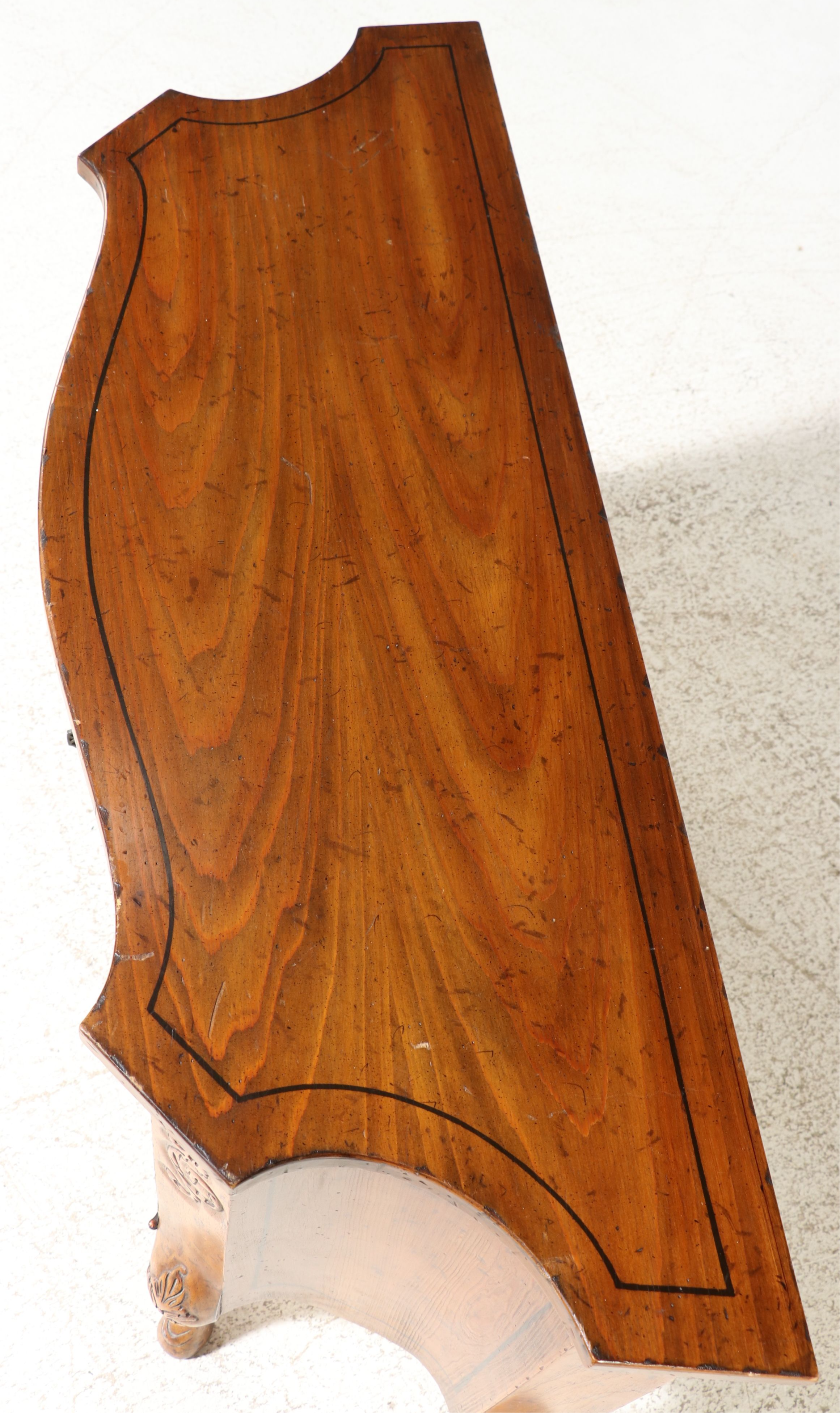 Heritage Furniture Louis XV Style Carved Pecan Sideboard