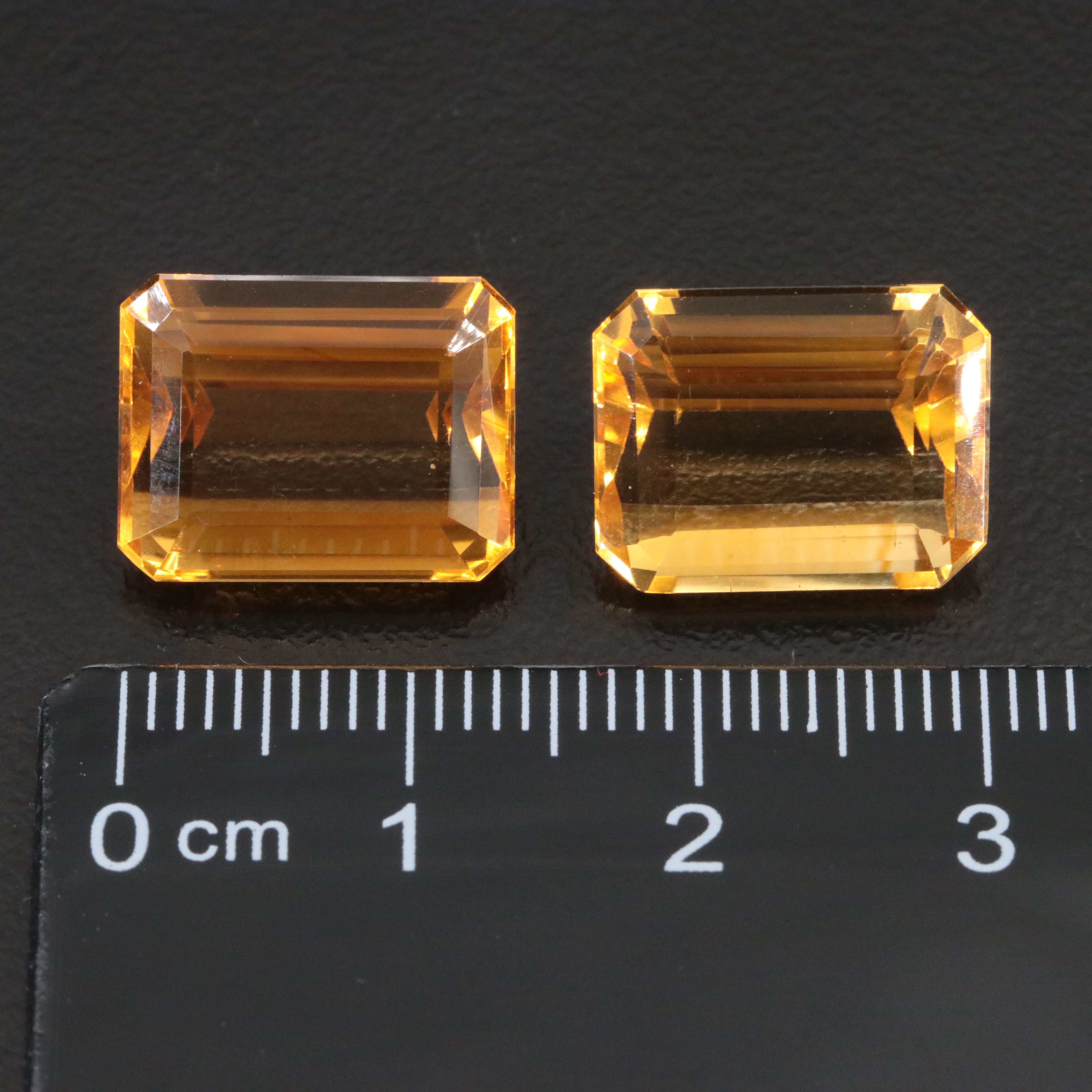 Loose 18.35 CTW Citrine Pair