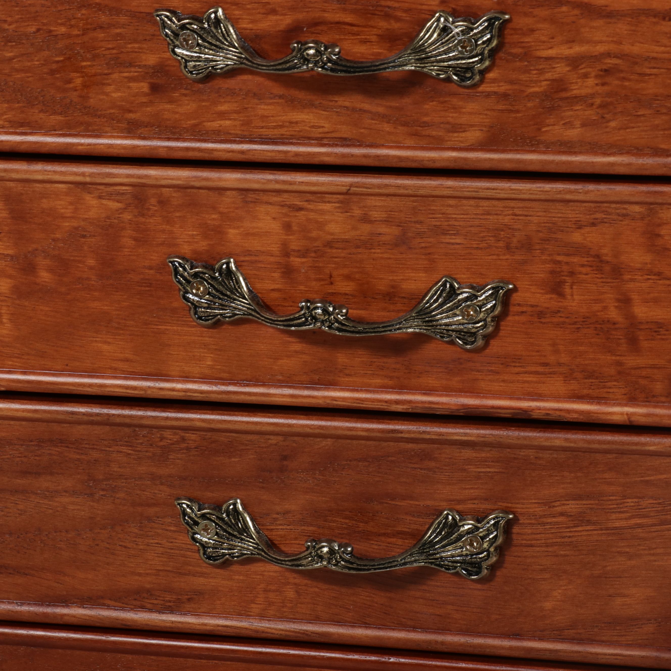 Mele Queen Anne Style Standing Jewelry Armoire, 21st Century