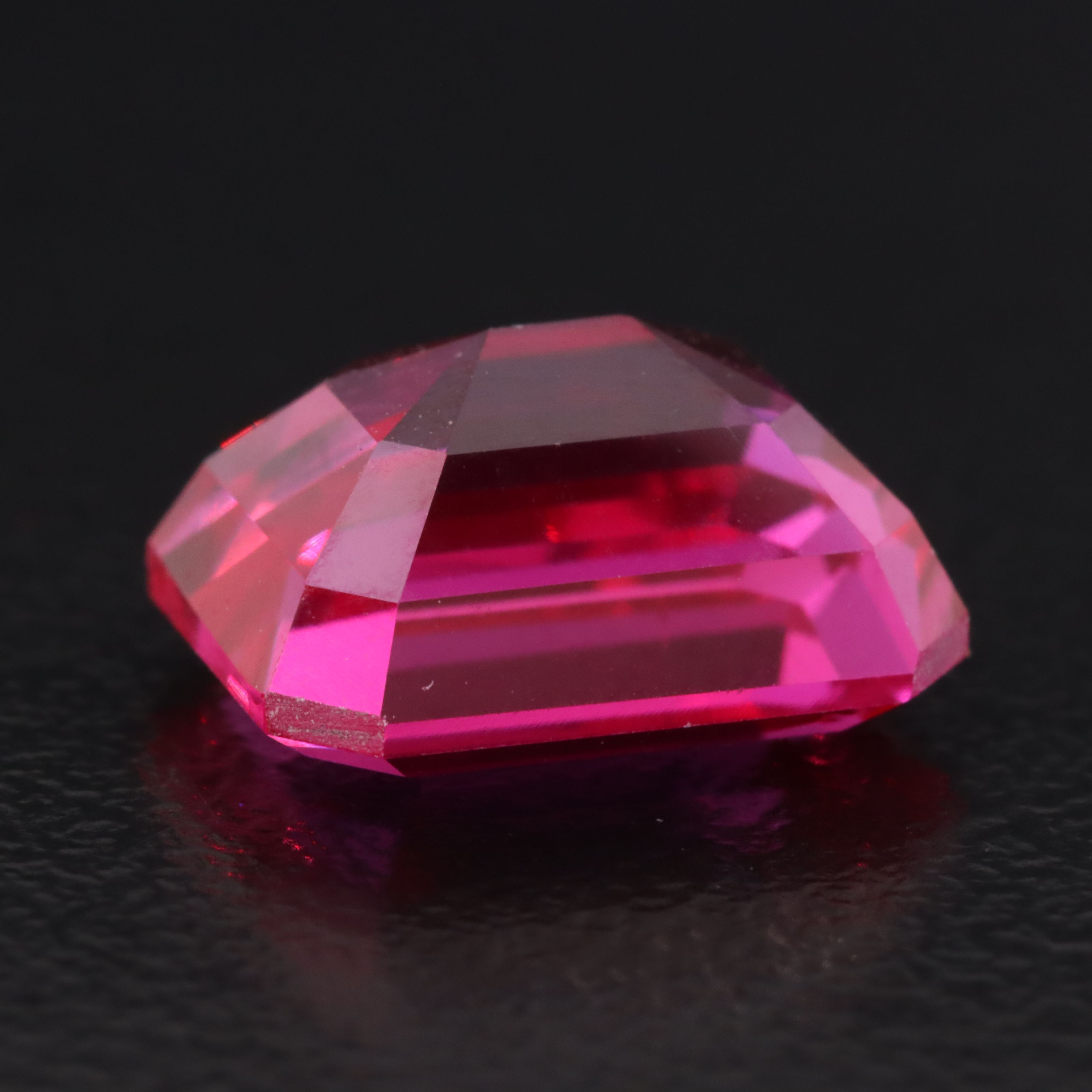 Loose 6.35 CT Lab Grown Ruby