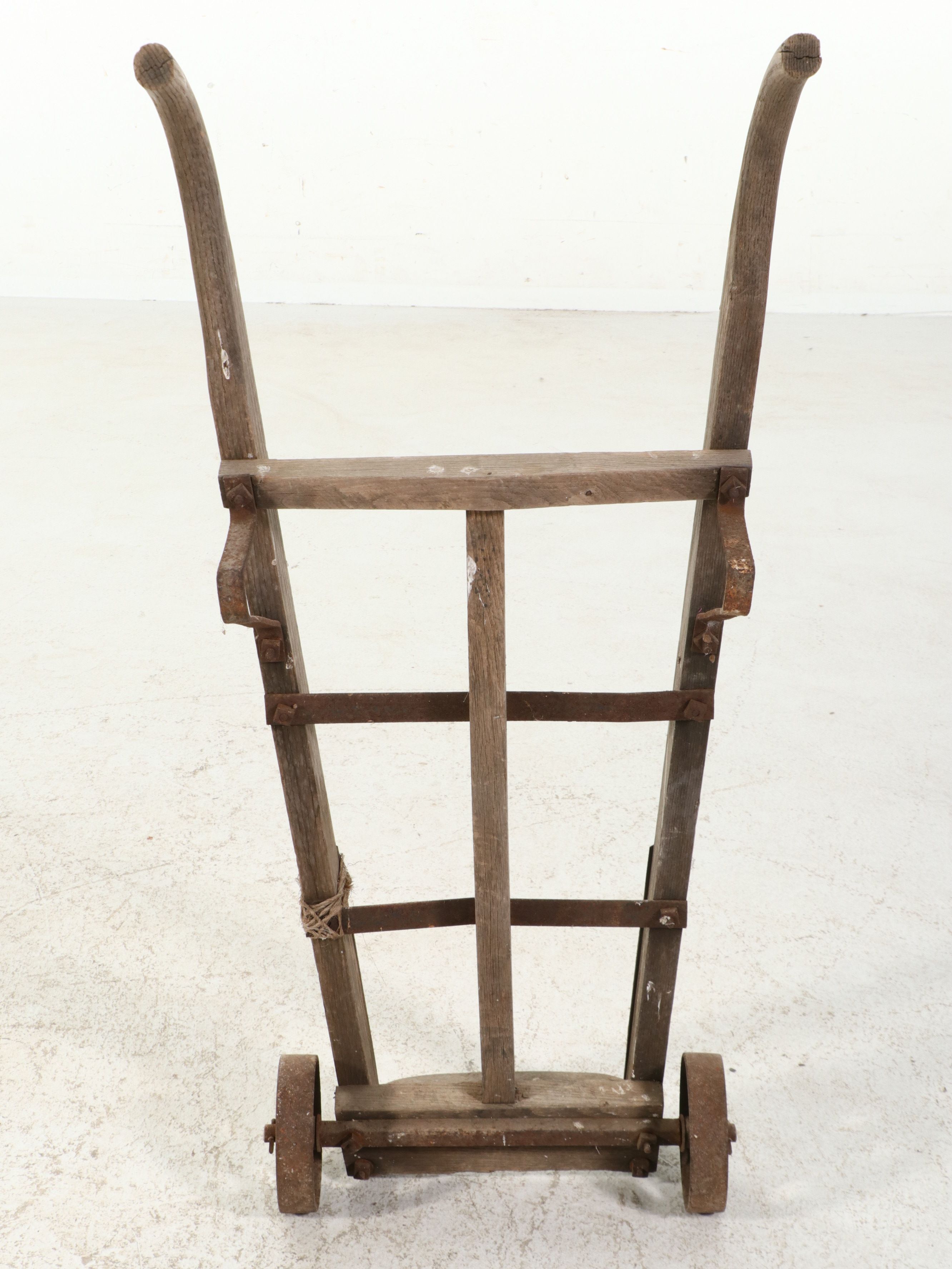 Rustic Industrial Wooden Trolley