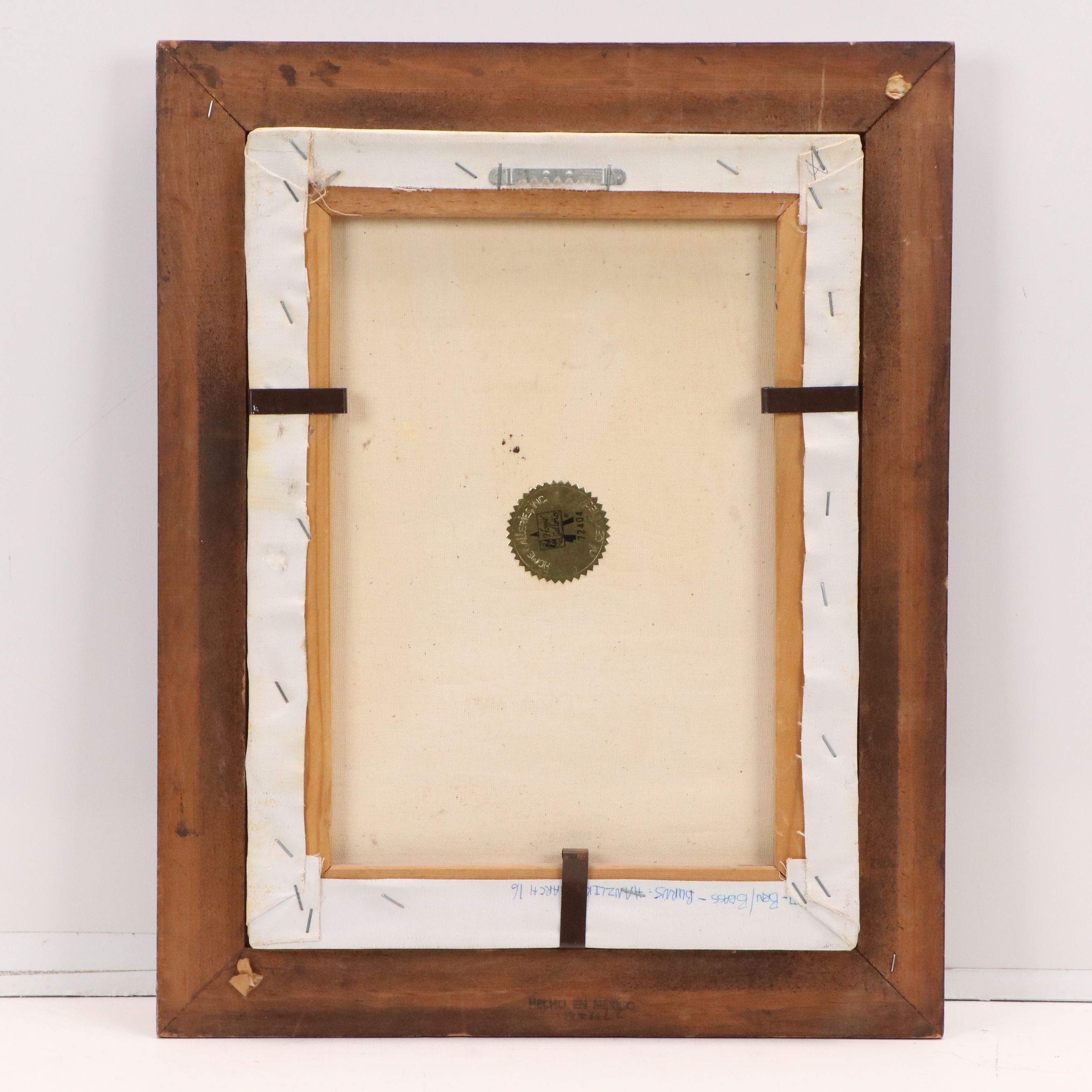 Rural Farm Landscape Oil Painting, Circa 1970