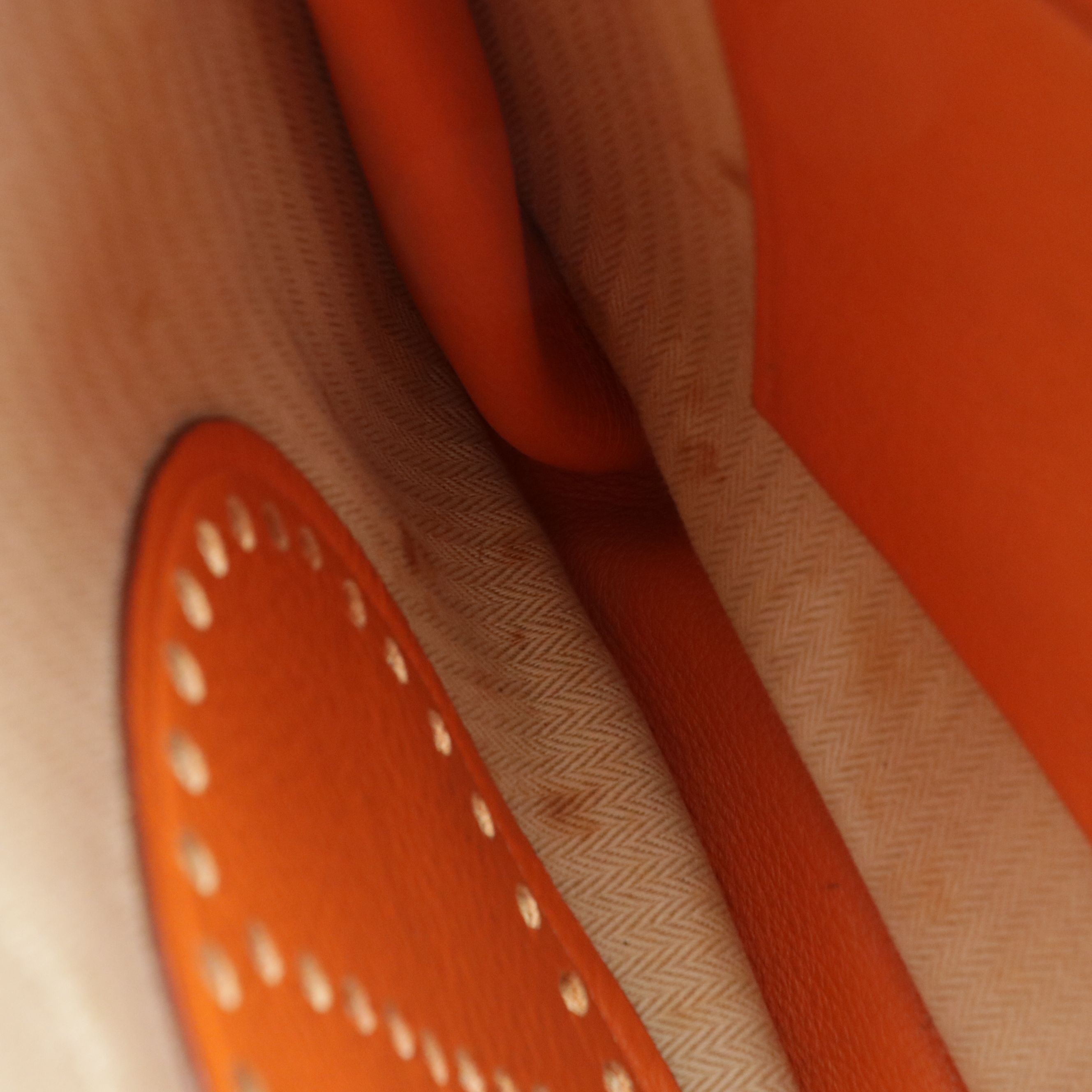 Hermès Evelyne I GM in Amazonia Canvas and Clemence Leather