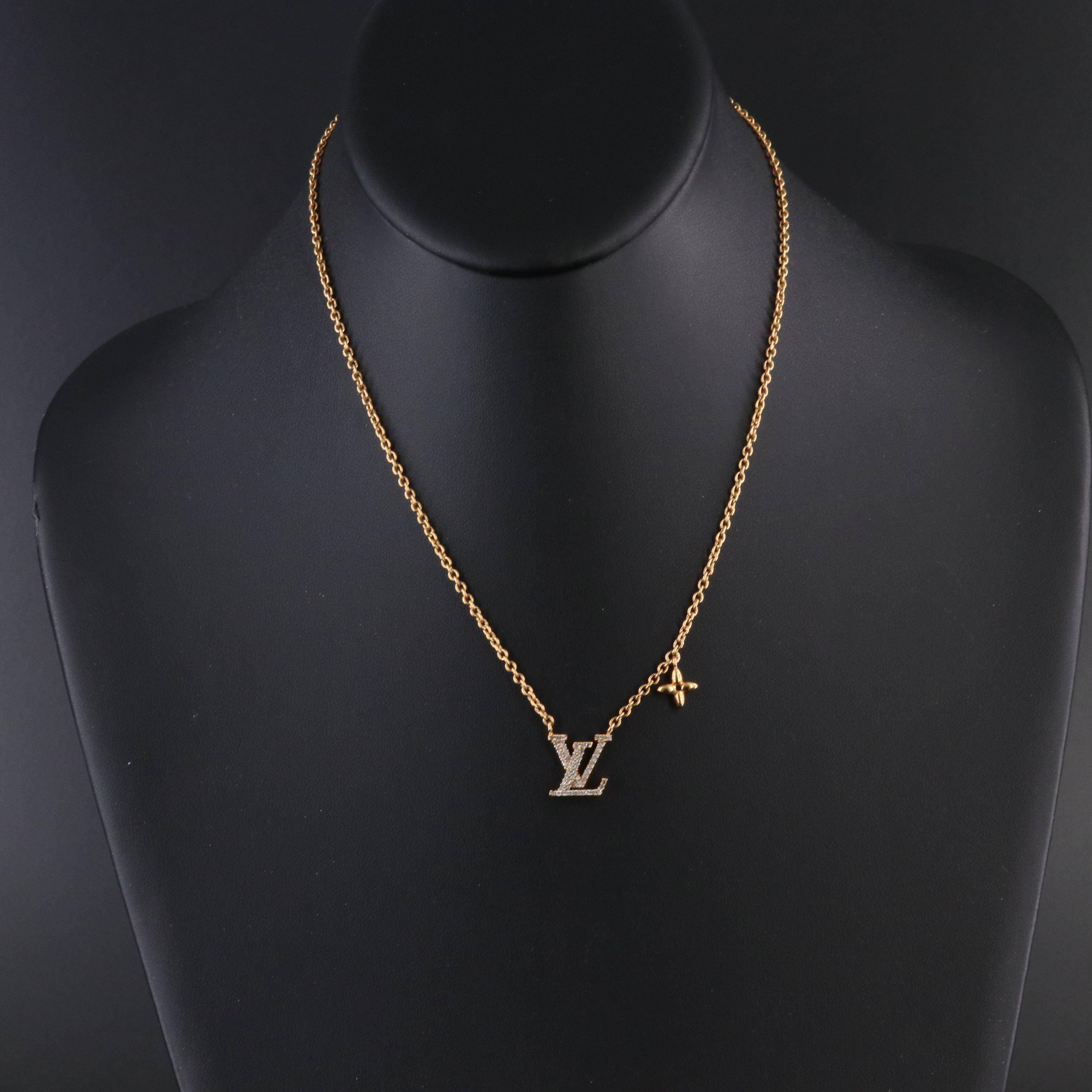 Louis Vuitton Iconic LV Crystal Necklace