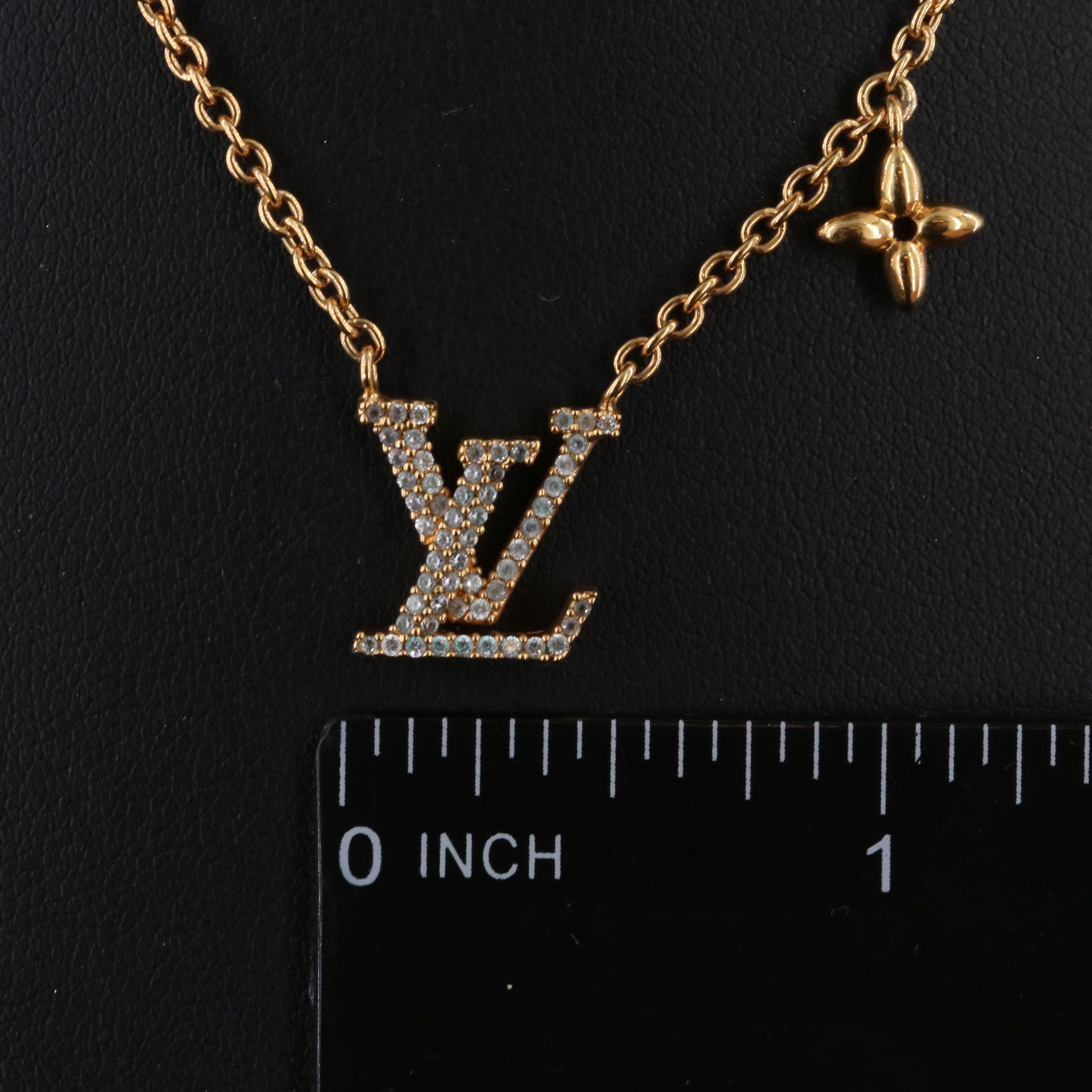 Louis Vuitton Iconic LV Crystal Necklace