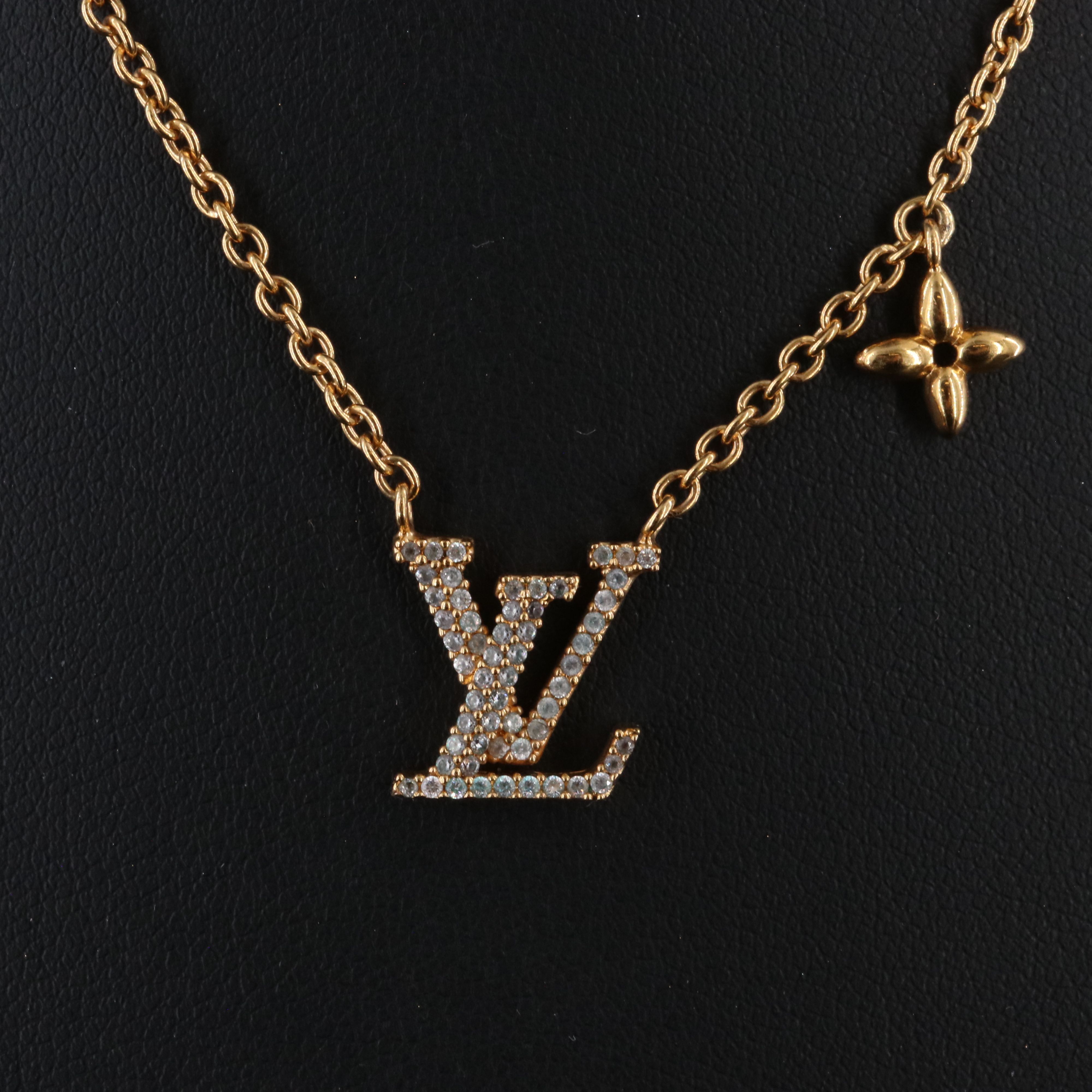 Louis Vuitton Iconic LV Crystal Necklace