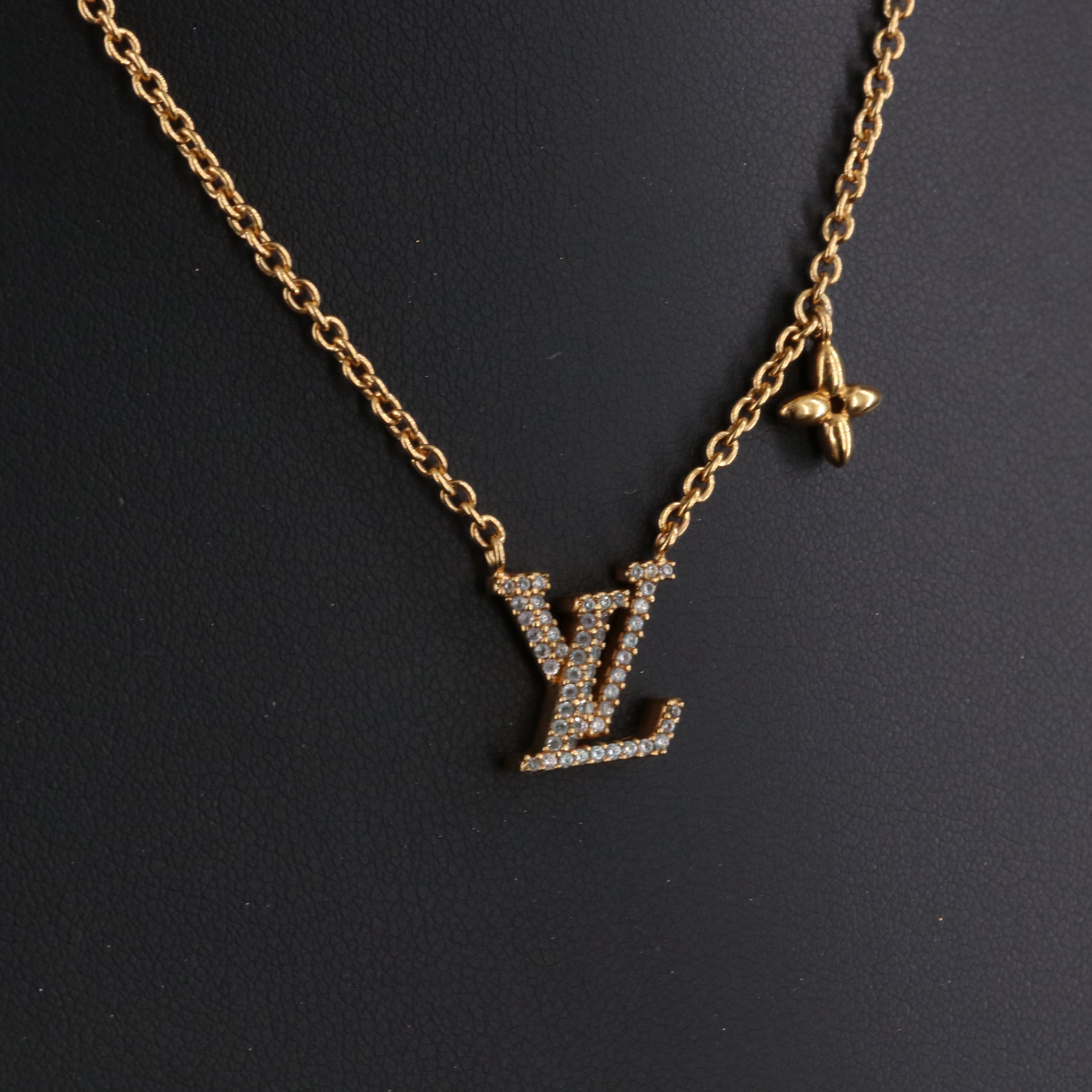 Louis Vuitton Iconic LV Crystal Necklace