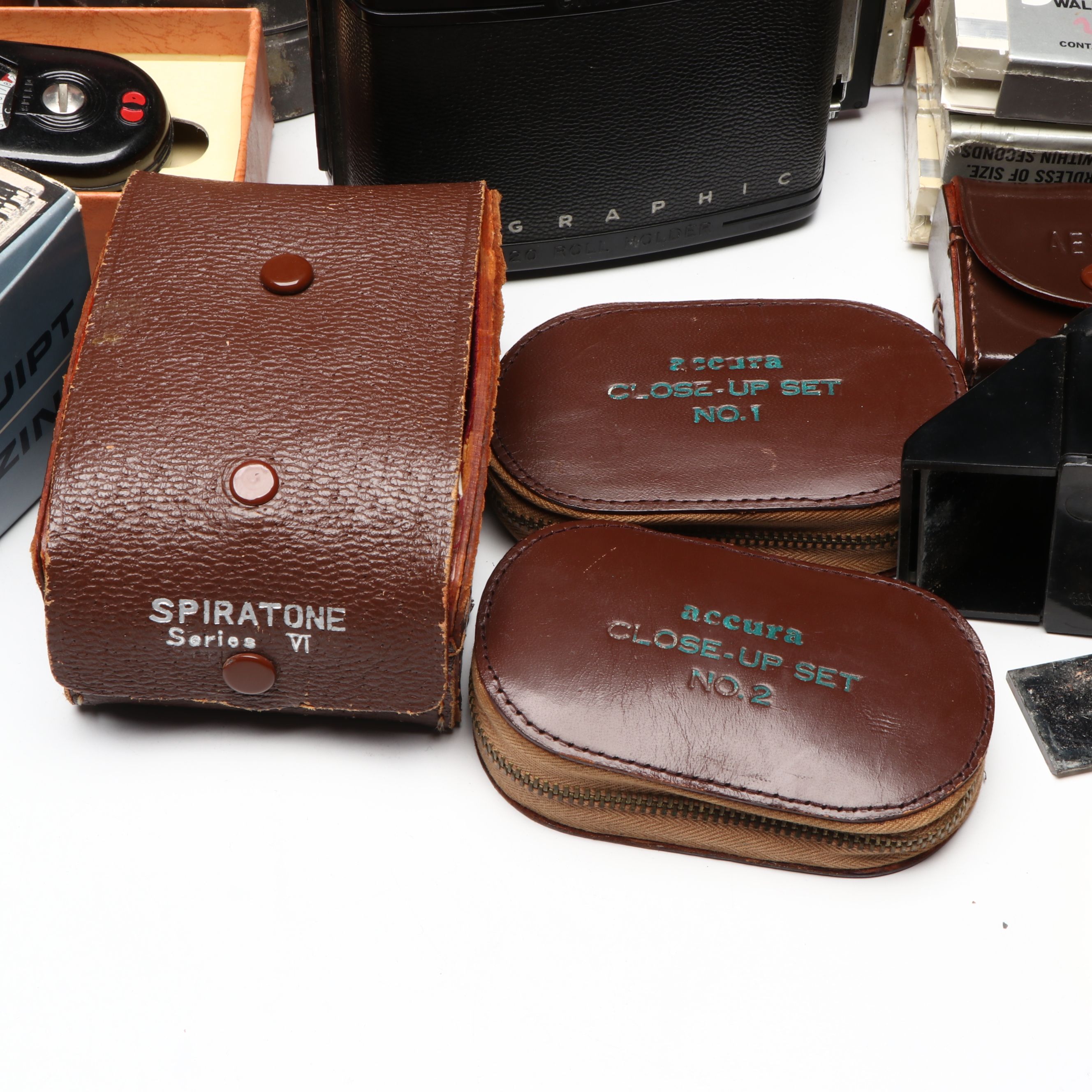 Lenses, Filters, Light Meters and More Camera Accessories, Mid to Late 20th C.
