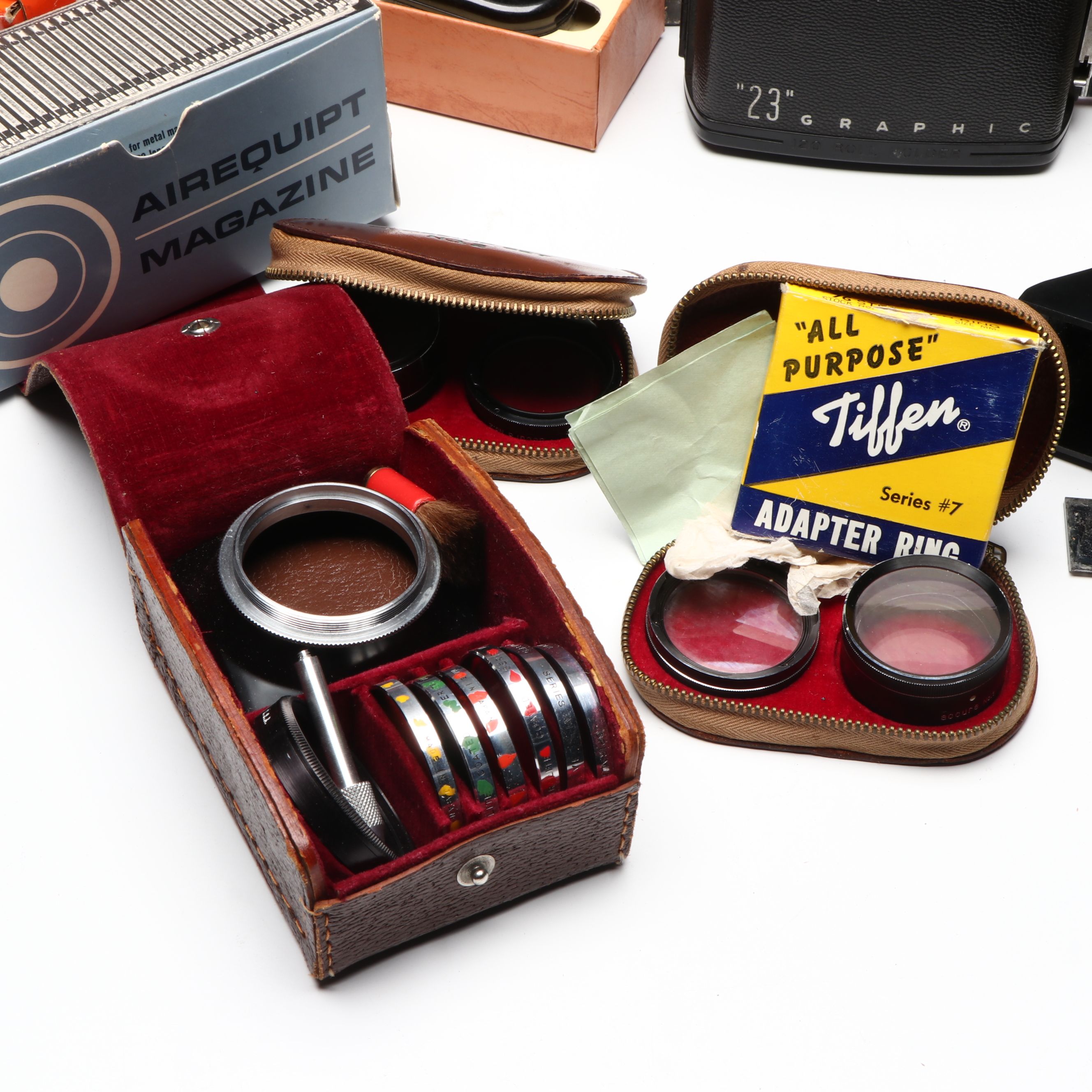 Lenses, Filters, Light Meters and More Camera Accessories, Mid to Late 20th C.