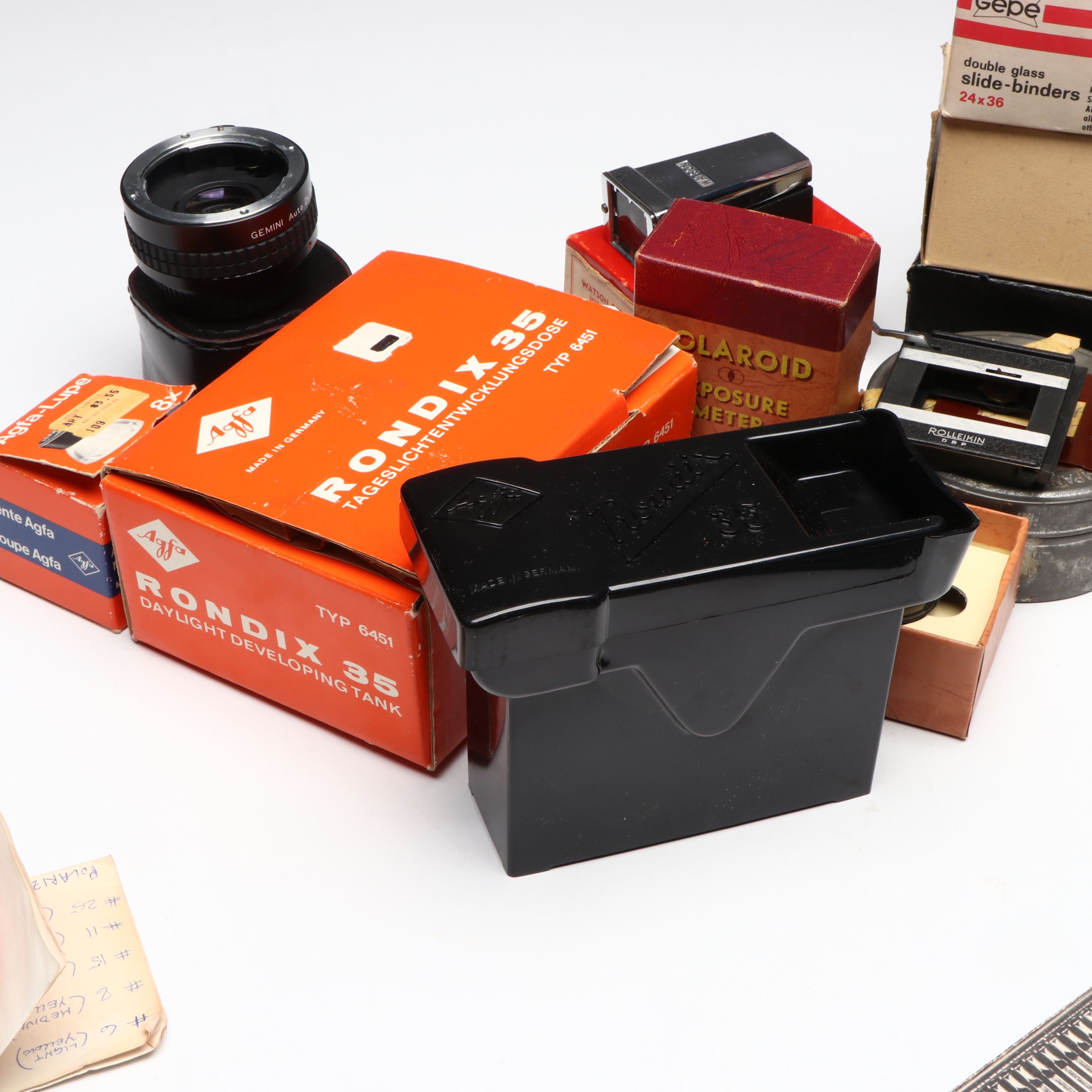 Lenses, Filters, Light Meters and More Camera Accessories, Mid to Late 20th C.