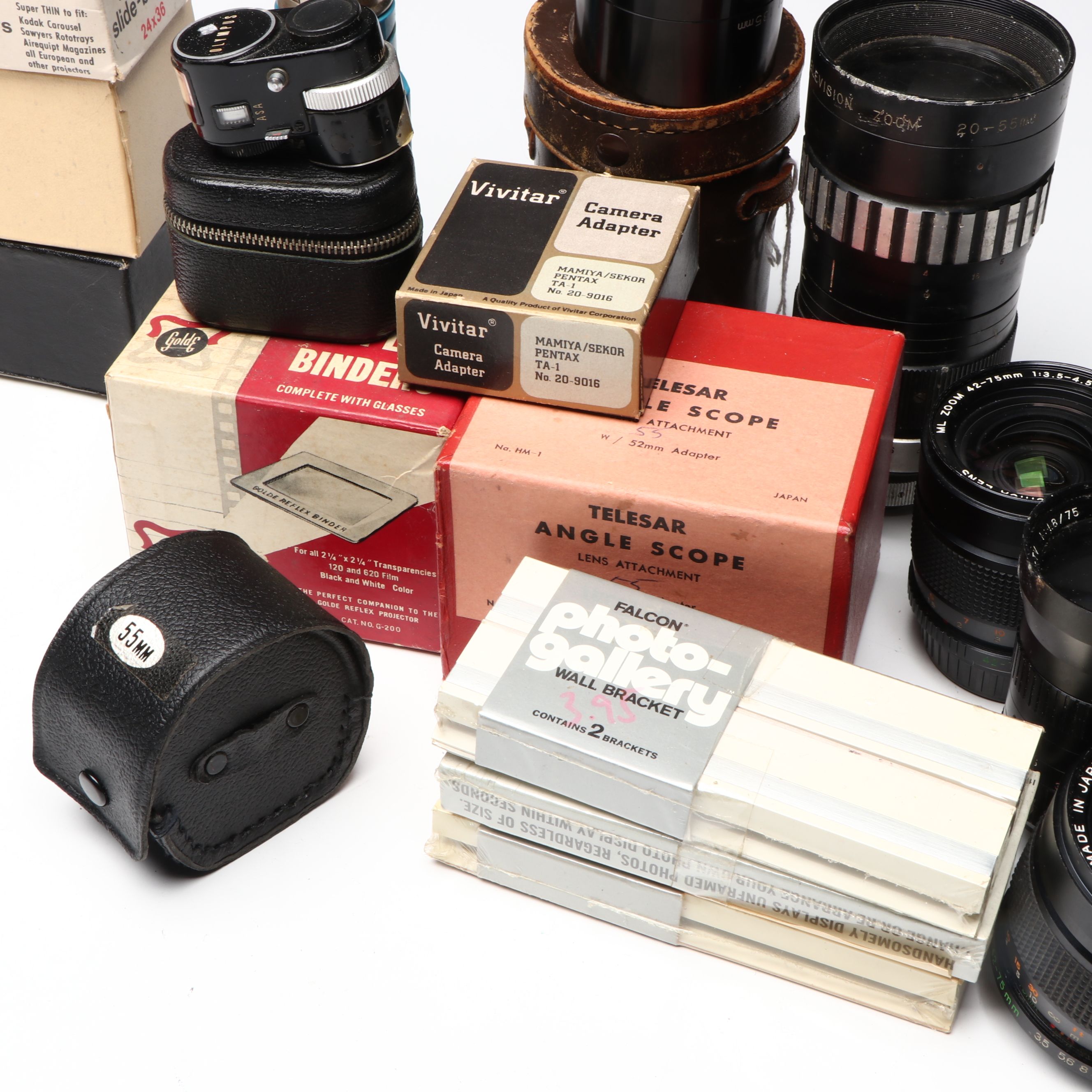 Lenses, Filters, Light Meters and More Camera Accessories, Mid to Late 20th C.