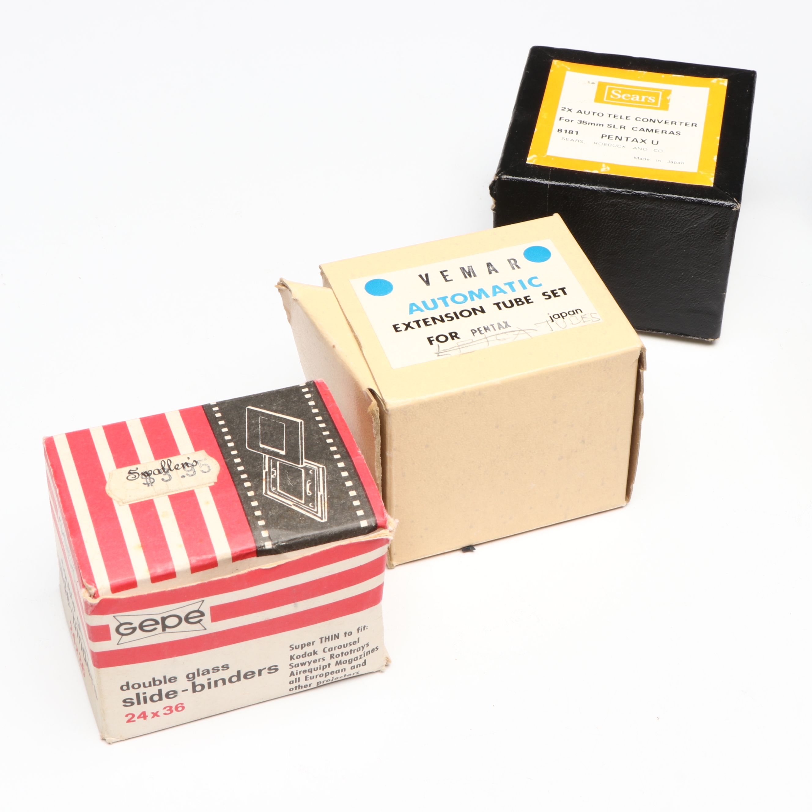 Lenses, Filters, Light Meters and More Camera Accessories, Mid to Late 20th C.