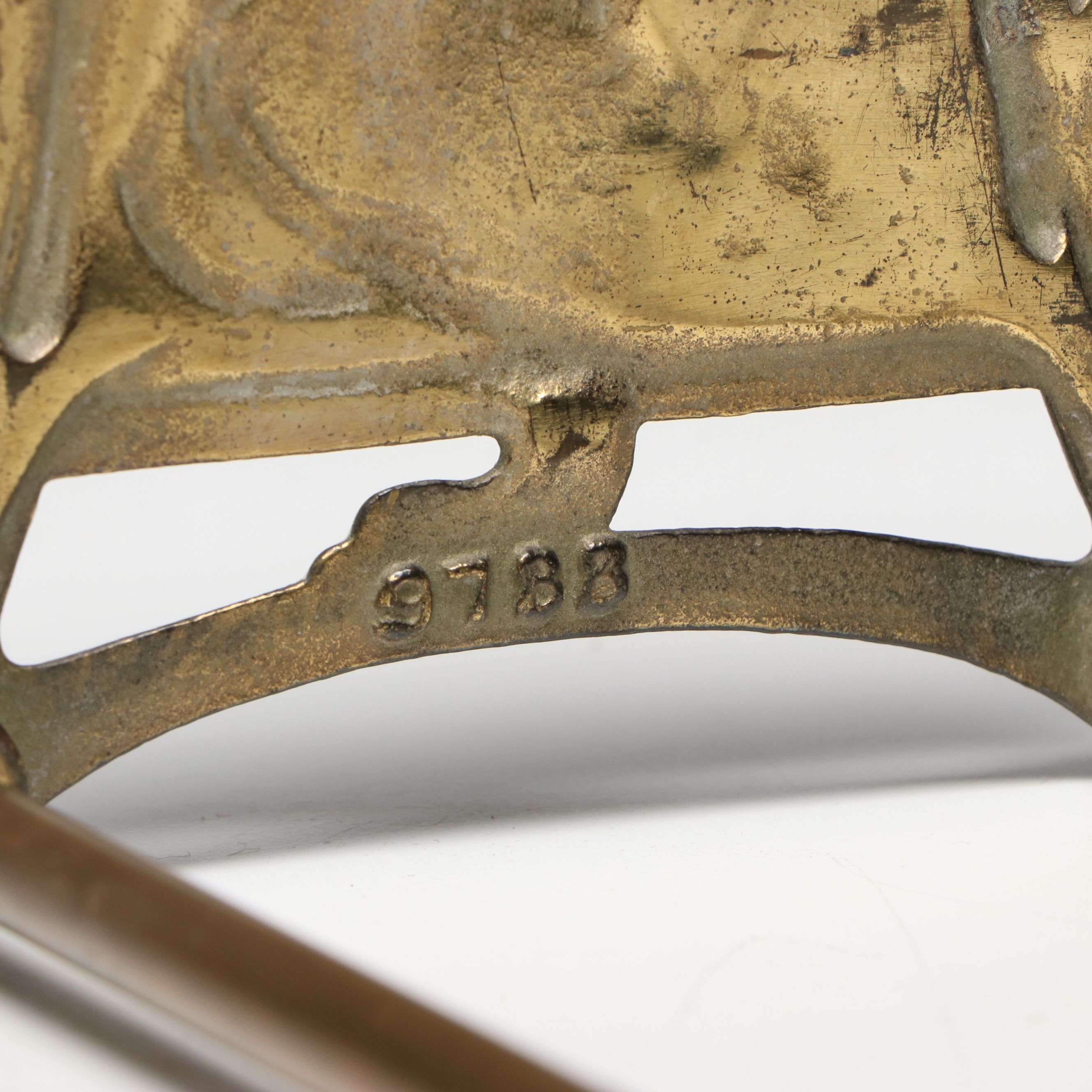 Judd Co. Art Nouveau Style Brass Expandable Bookends, Early 20th Century