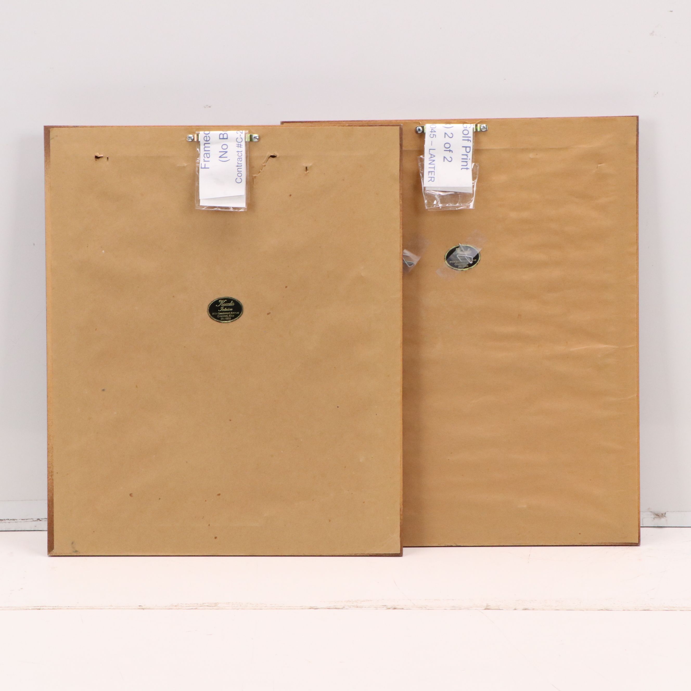 David Nichols Offset Lithographs of Golfers