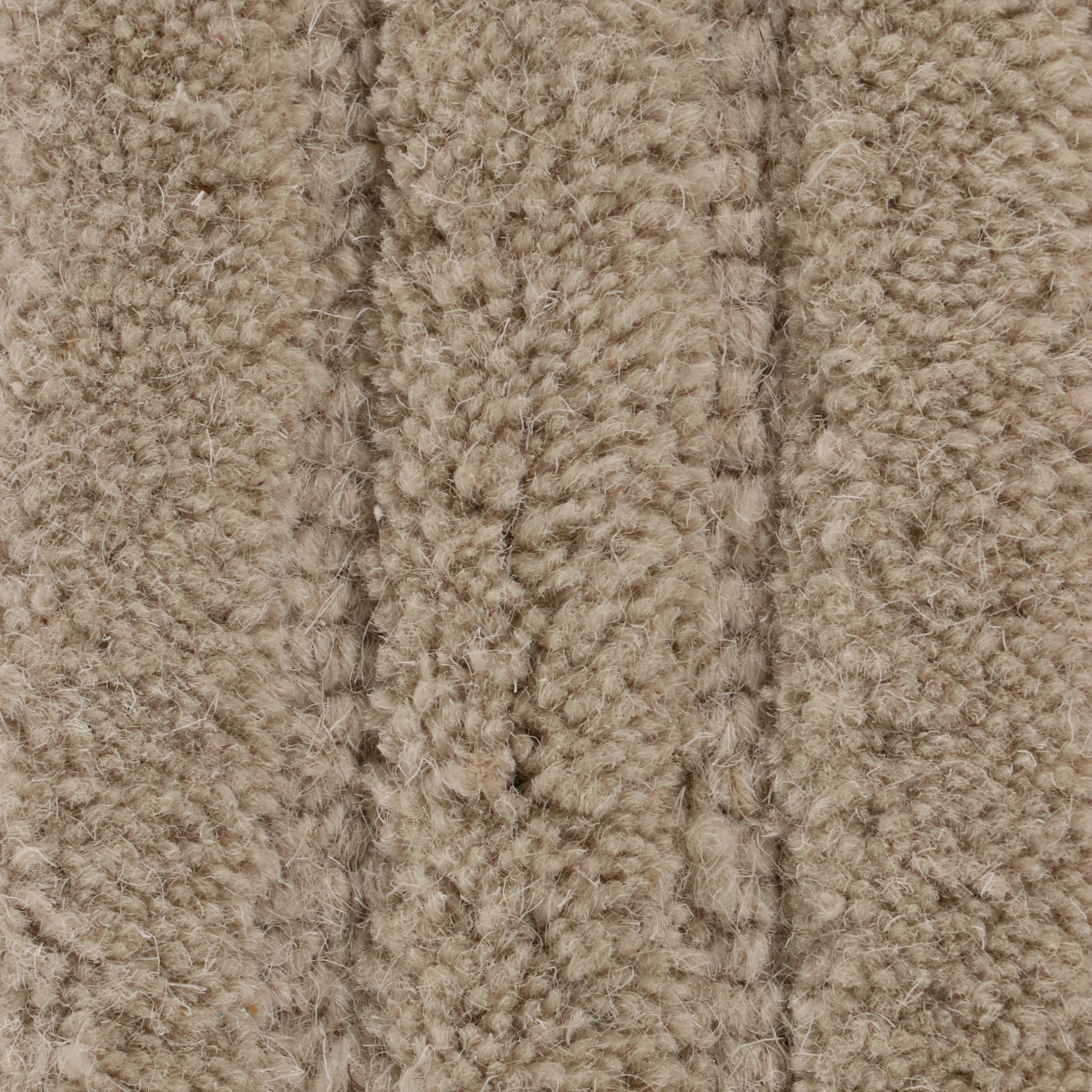 5'1 x 7' Hand-Tufted Indian Contemporary Geometric Area Rug