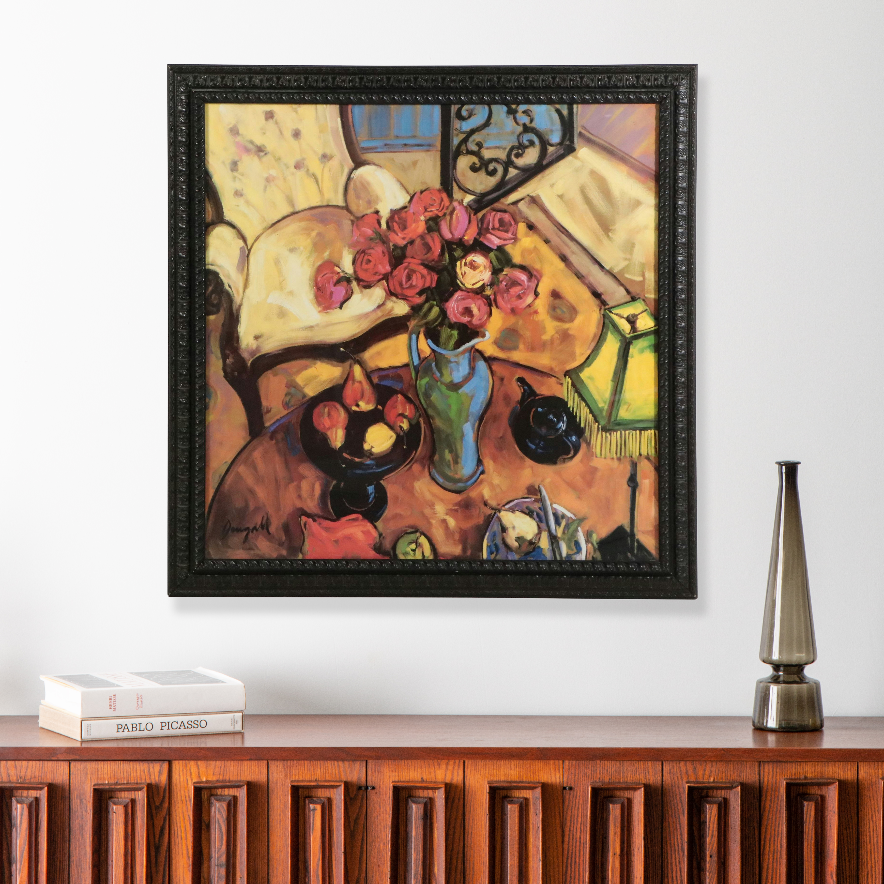 Offset Lithograph After Jae Dougall "Still Life Setting in Santa Barbara"