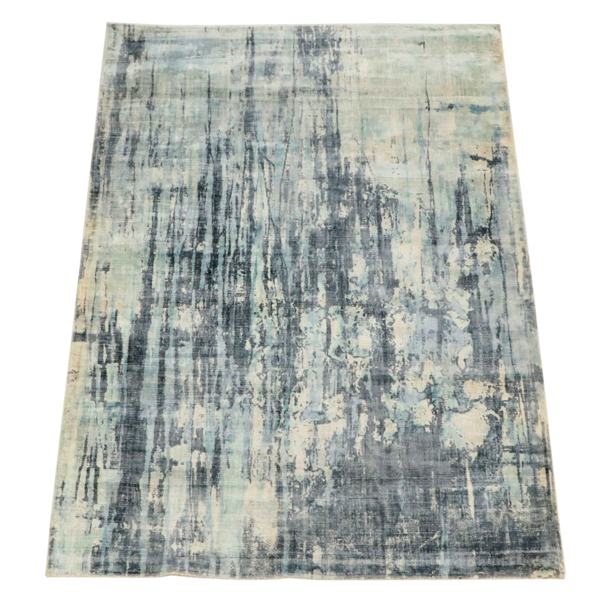 5'2 x 7'4 Machine Made Contemporary Abstract Area Rug
