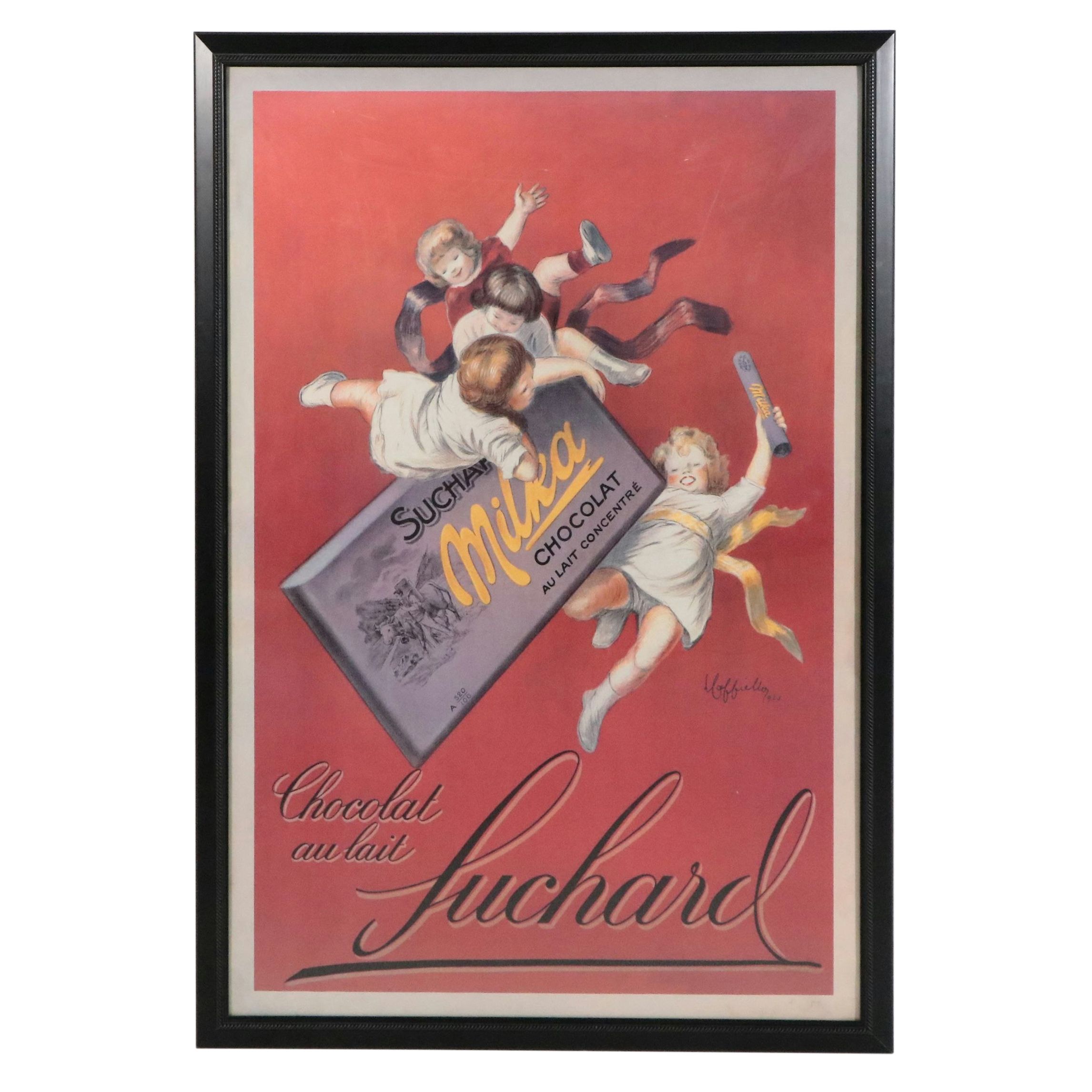 Chocolat Suchard Advertisement Offset Lithograph After Leonetto Cappiello, 1998
