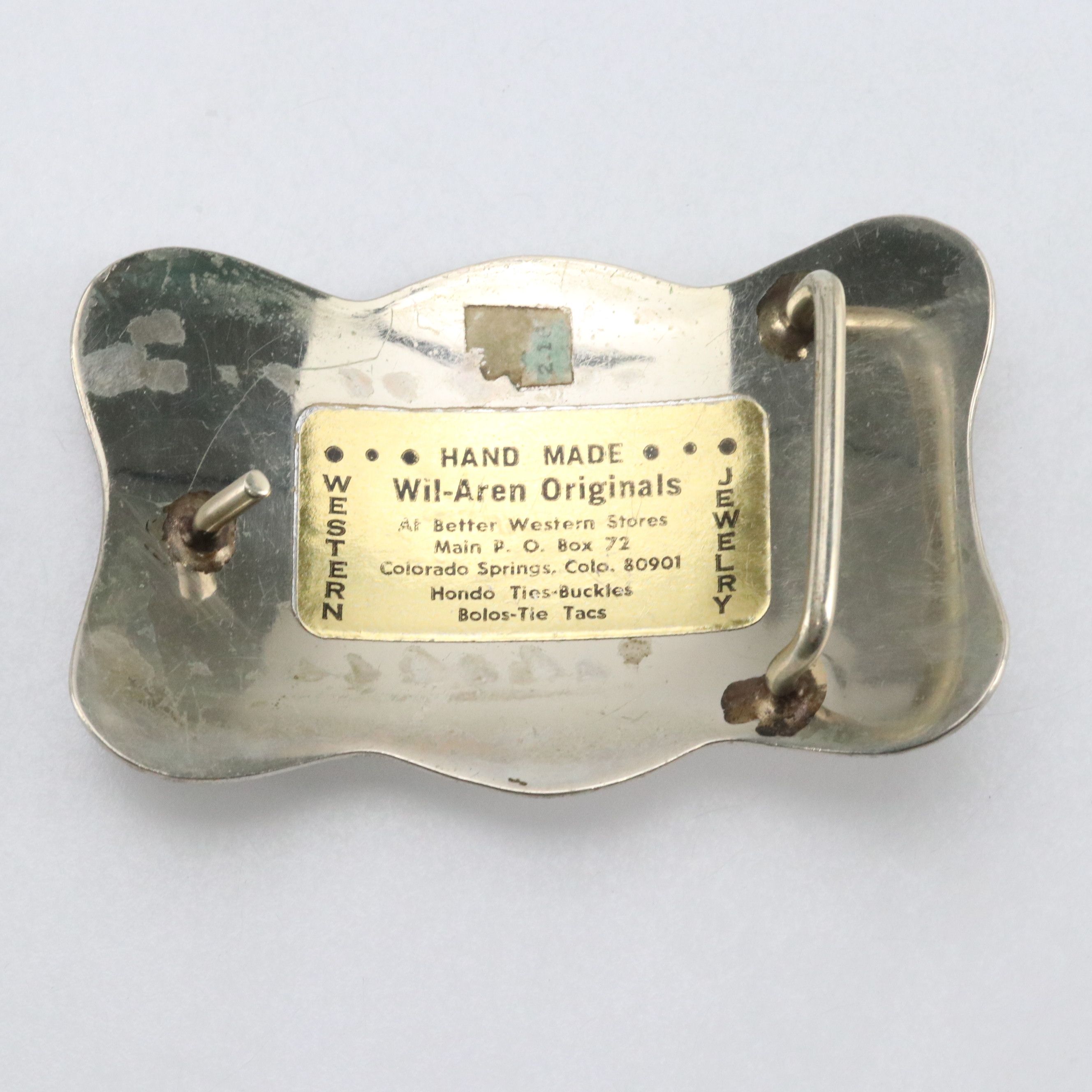 Don Applegate Stainless Buckle and Other Western/Commemorative Buckles w/ Case