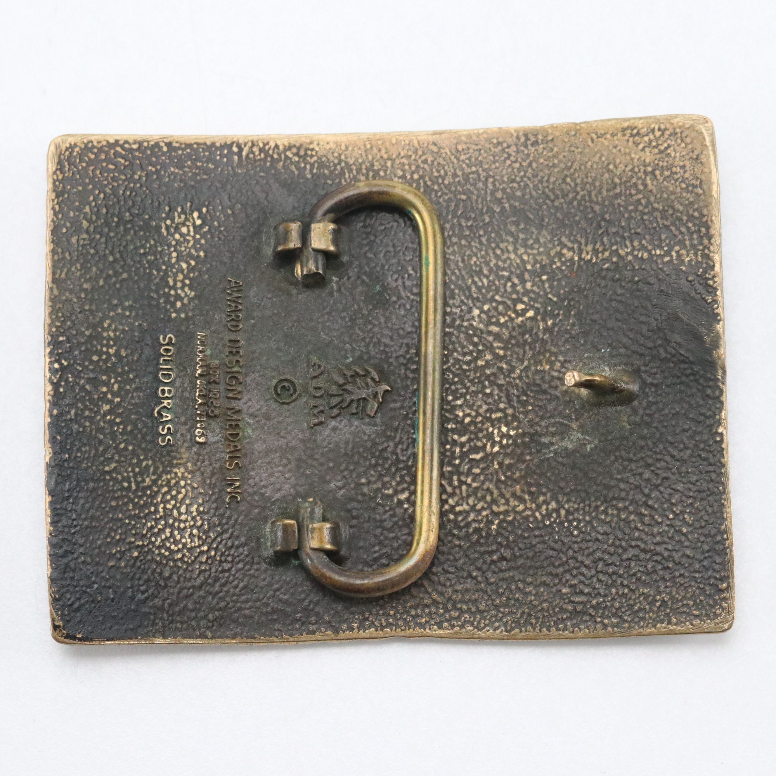 Don Applegate Stainless Buckle and Other Western/Commemorative Buckles w/ Case