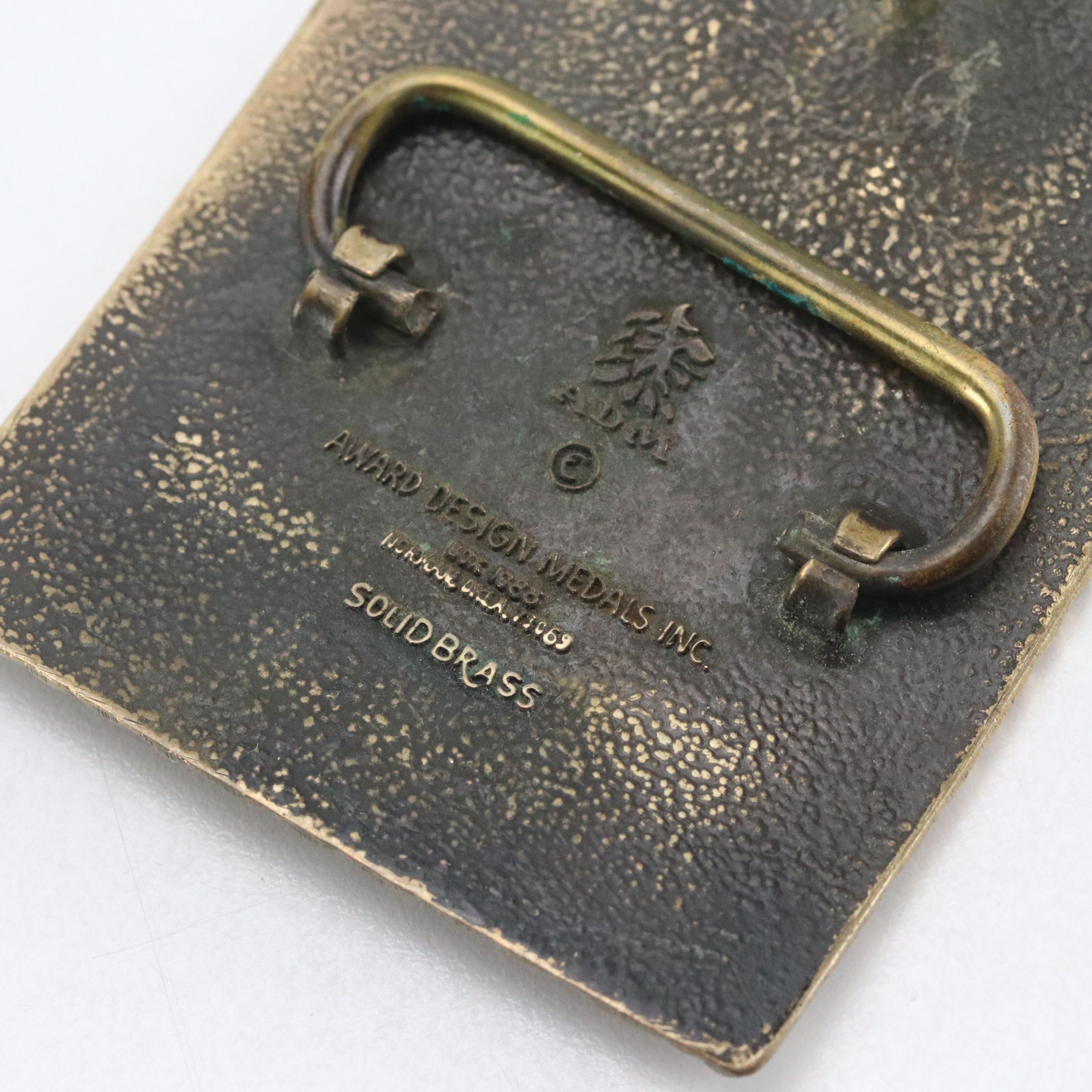 Don Applegate Stainless Buckle and Other Western/Commemorative Buckles w/ Case