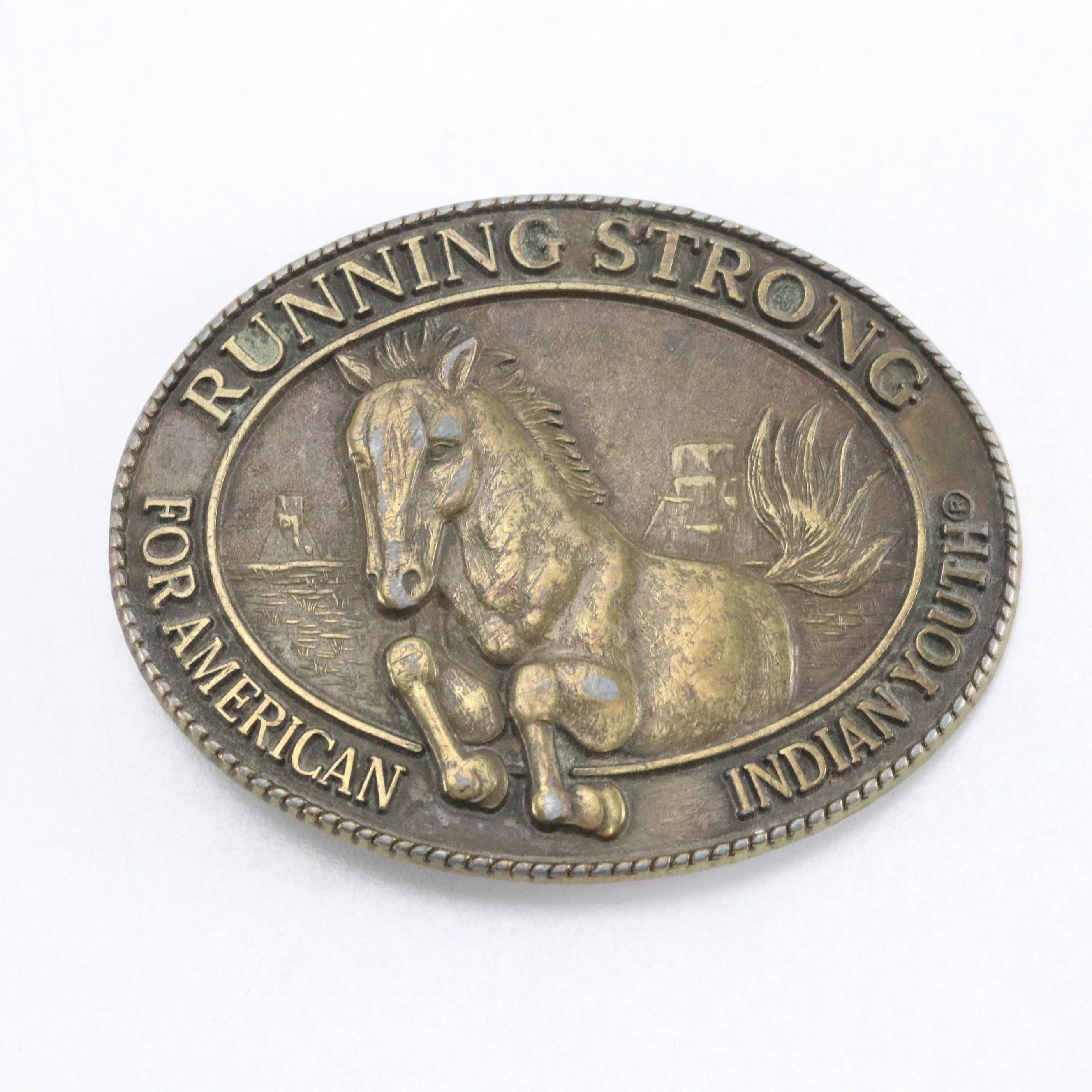 Don Applegate Stainless Buckle and Other Western/Commemorative Buckles w/ Case