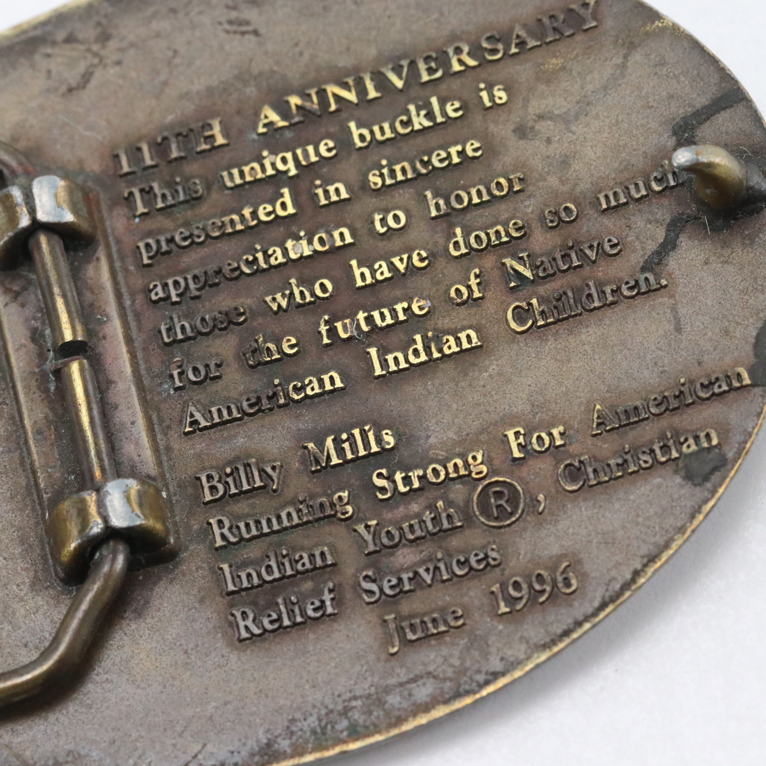 Don Applegate Stainless Buckle and Other Western/Commemorative Buckles w/ Case