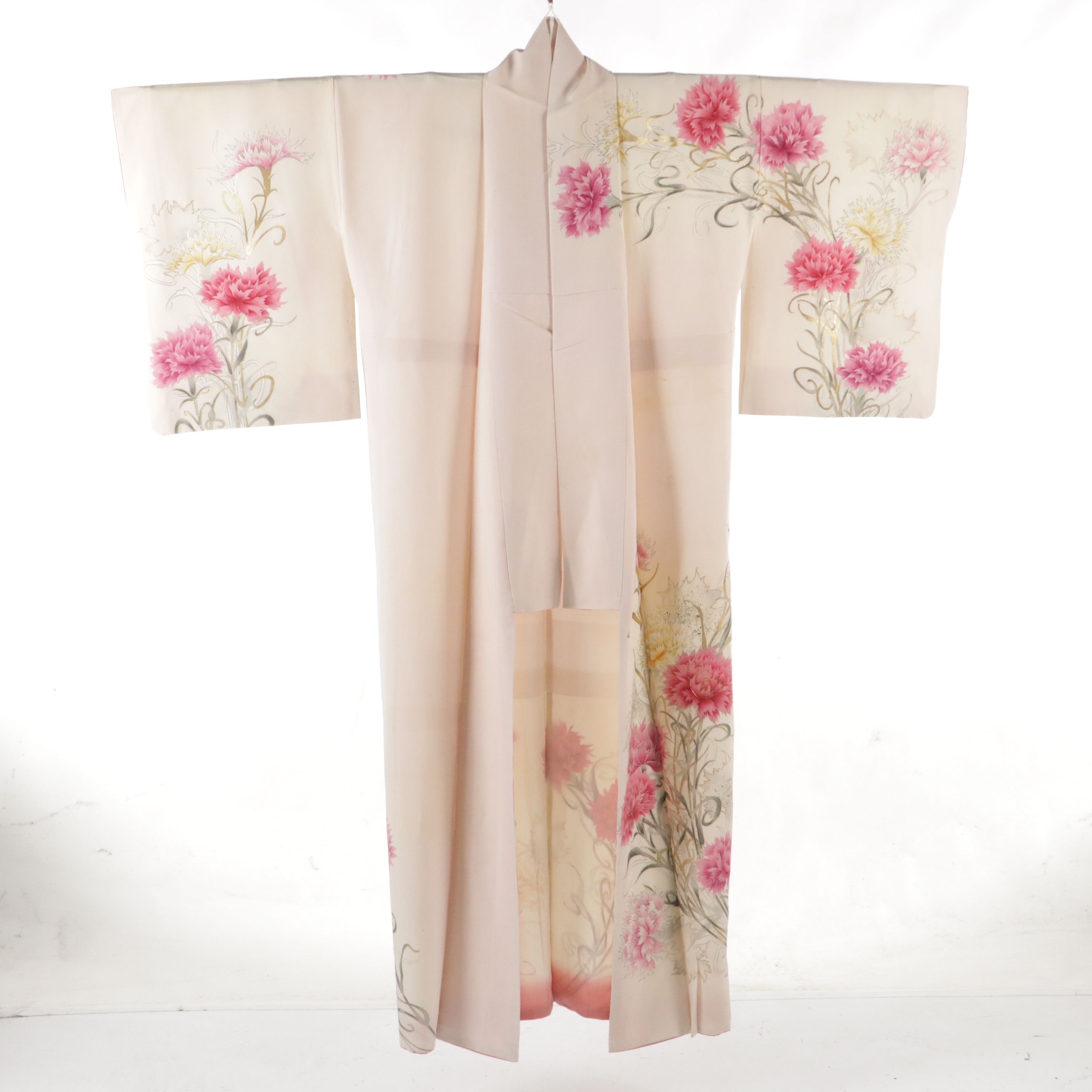 Japanese Kinsai Komon Kimono