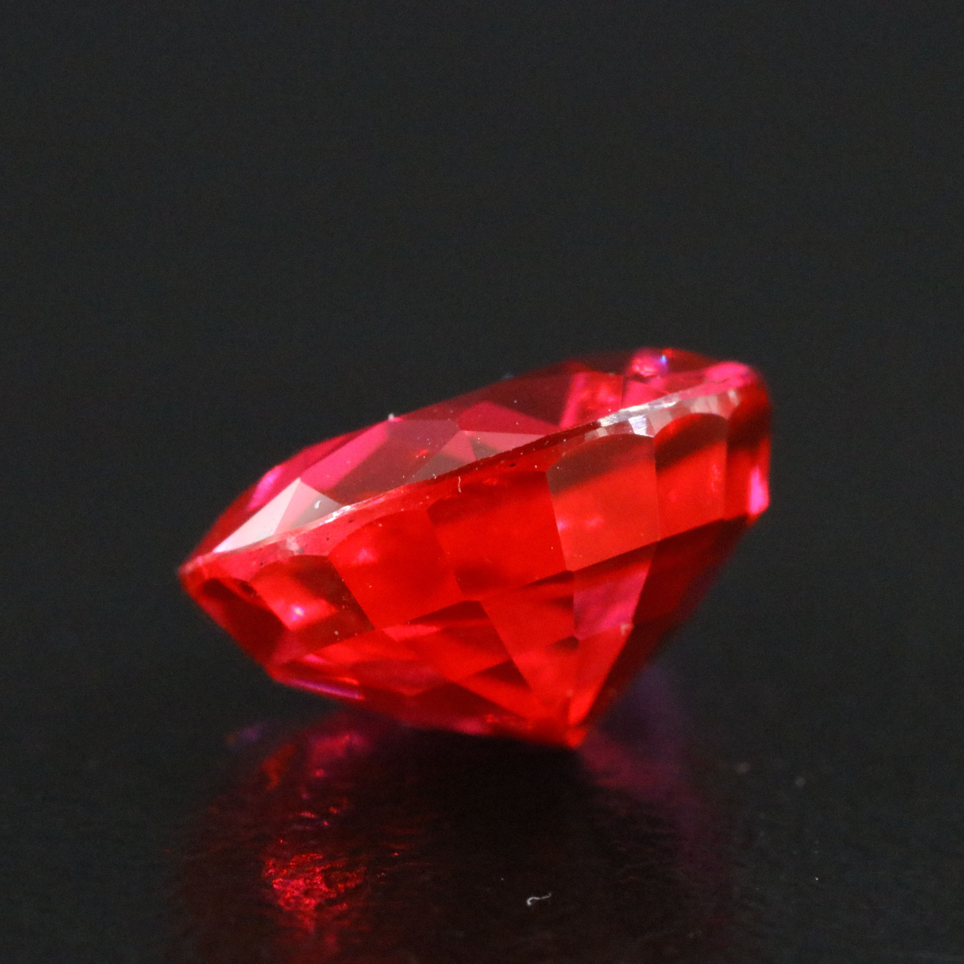 Loose 7.02 CT Lab Grown Ruby