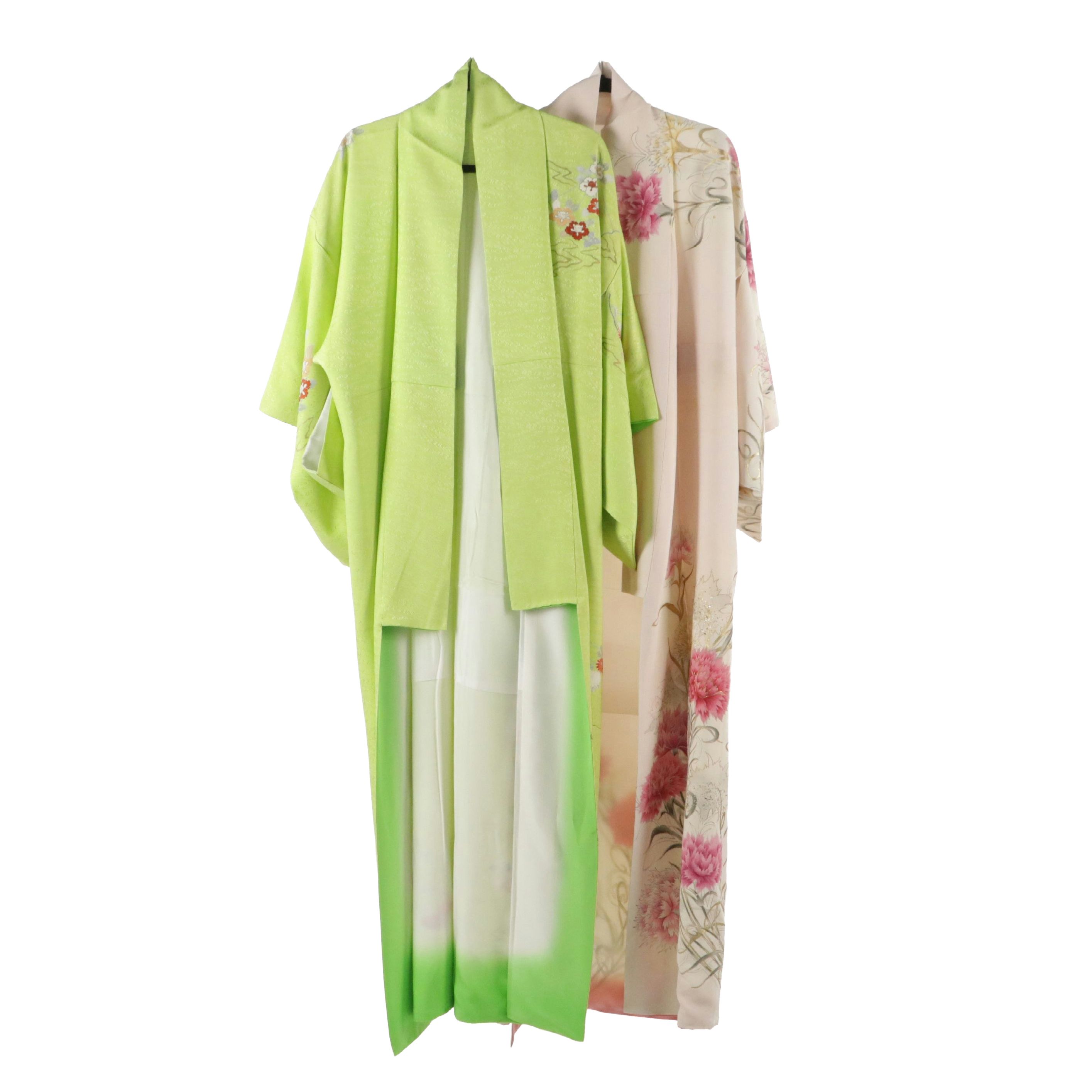Japanese Kinsai Komon Kimono