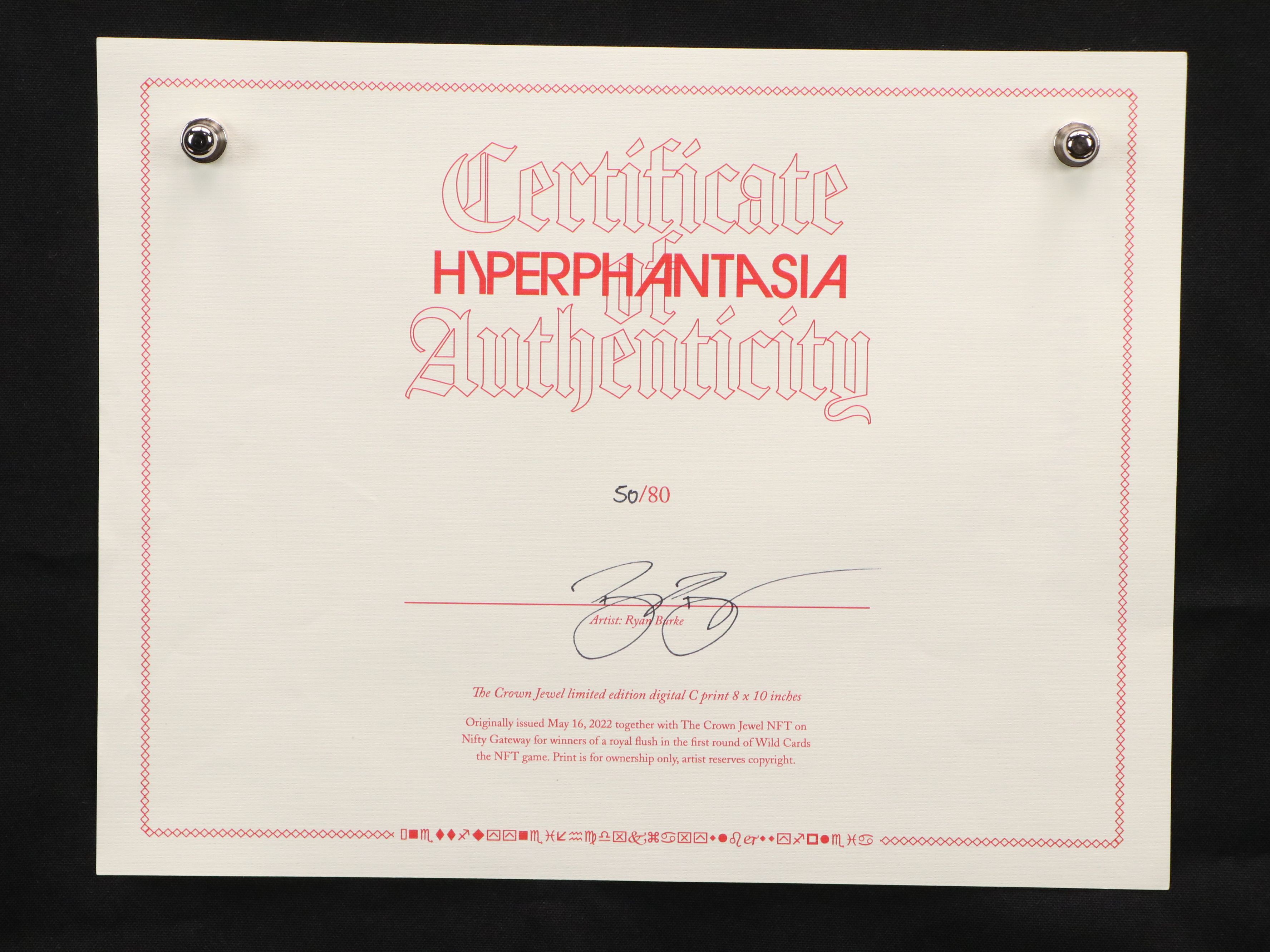 Ryan Barke Digital Chromogenic Print "The Crown Jewel," 2022