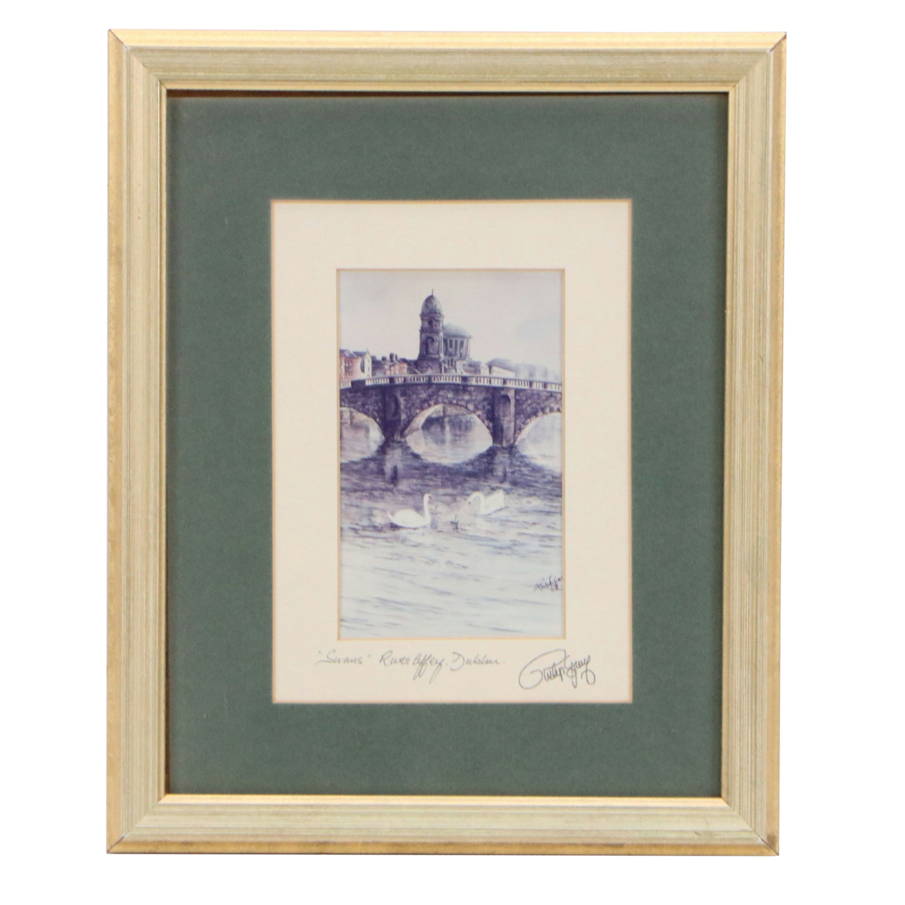 Philip Gray Photographic Print "Swans"