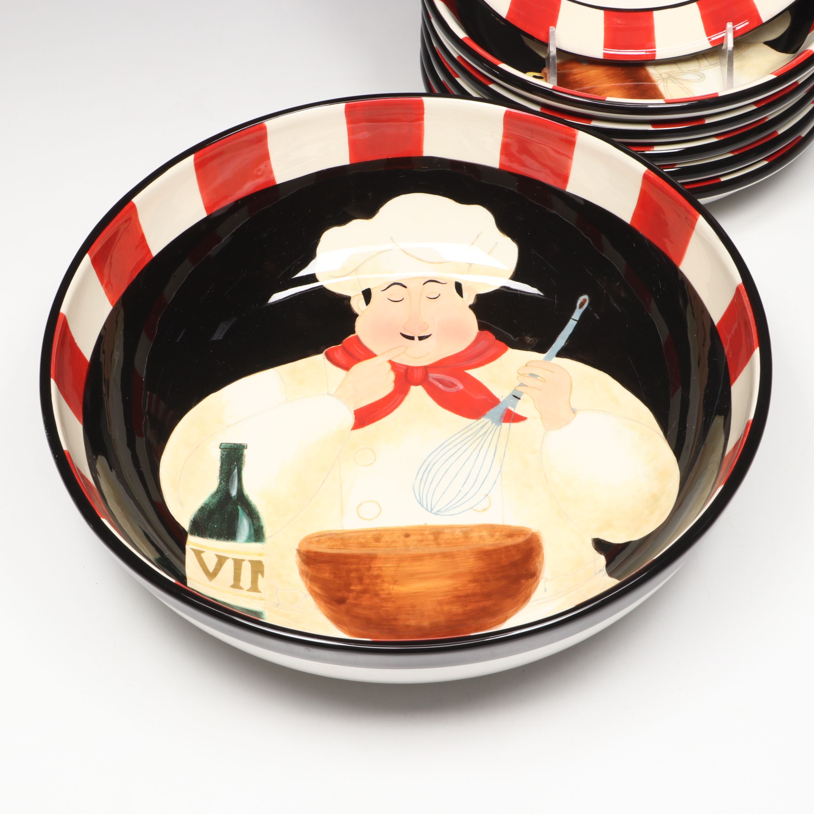 Stephanie Stouffer Retro Chef Dinnerware and Figurine by Certified International