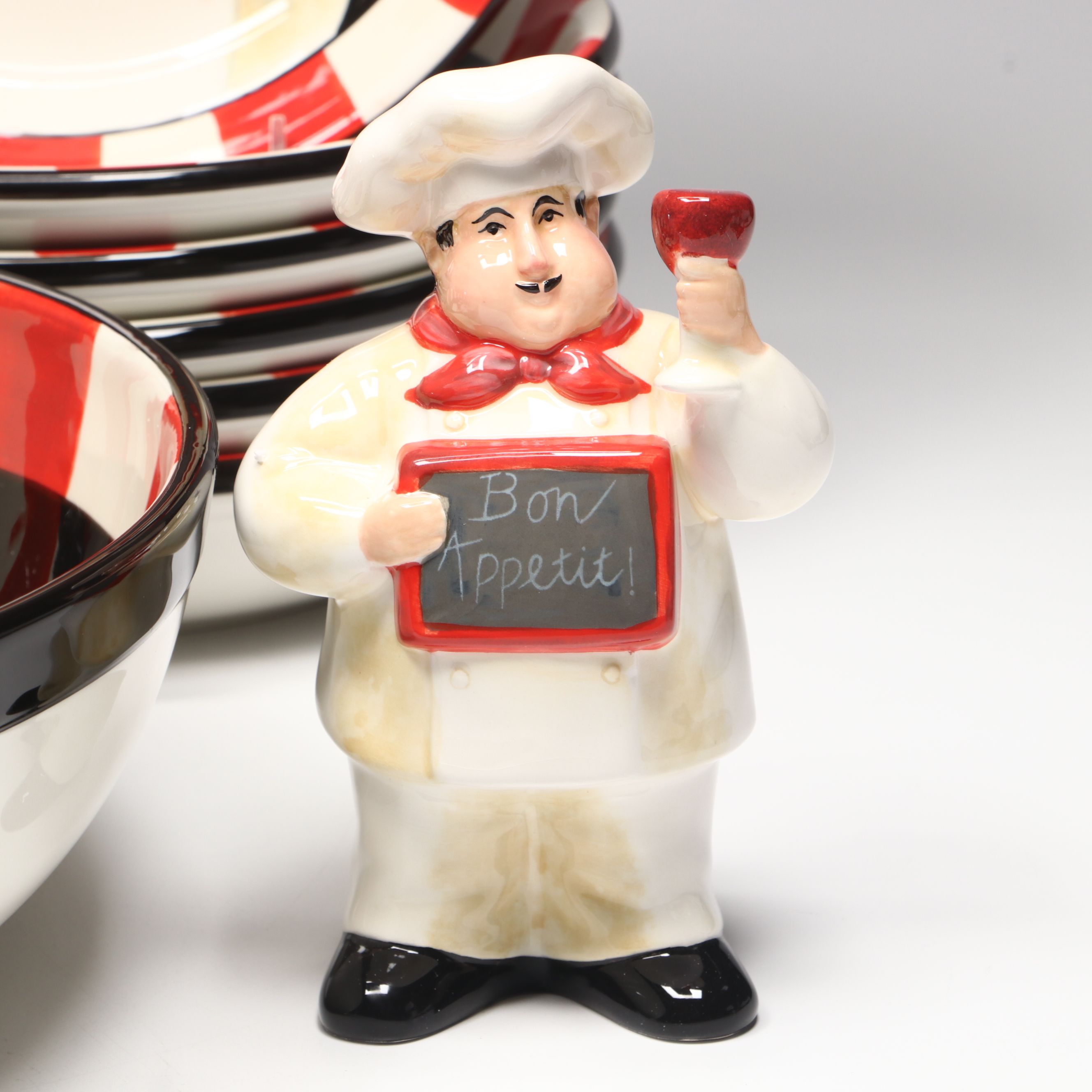 Stephanie Stouffer Retro Chef Dinnerware and Figurine by Certified International