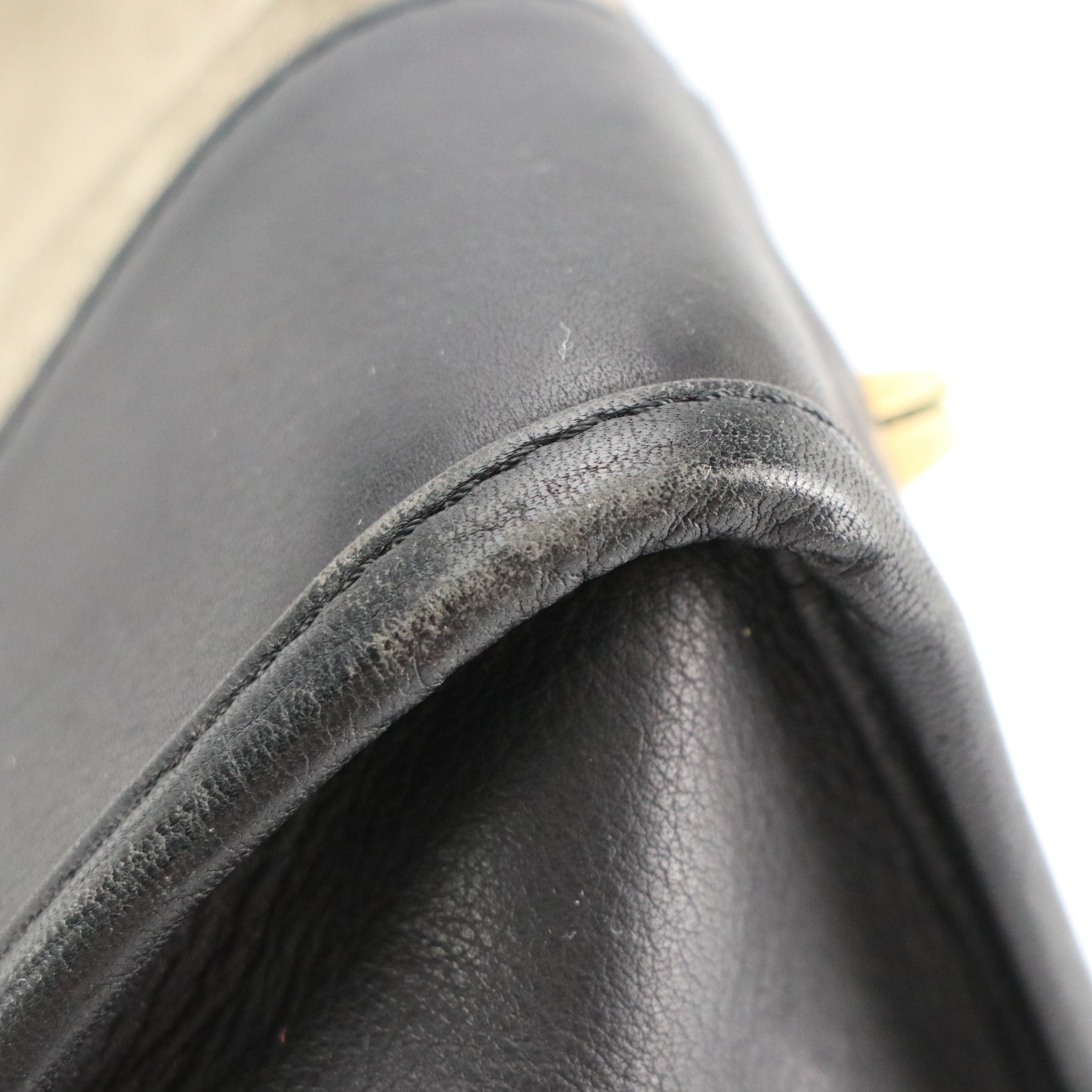 Loewe Amazona 28 Handbag in Suede and Black Calfskin Leather