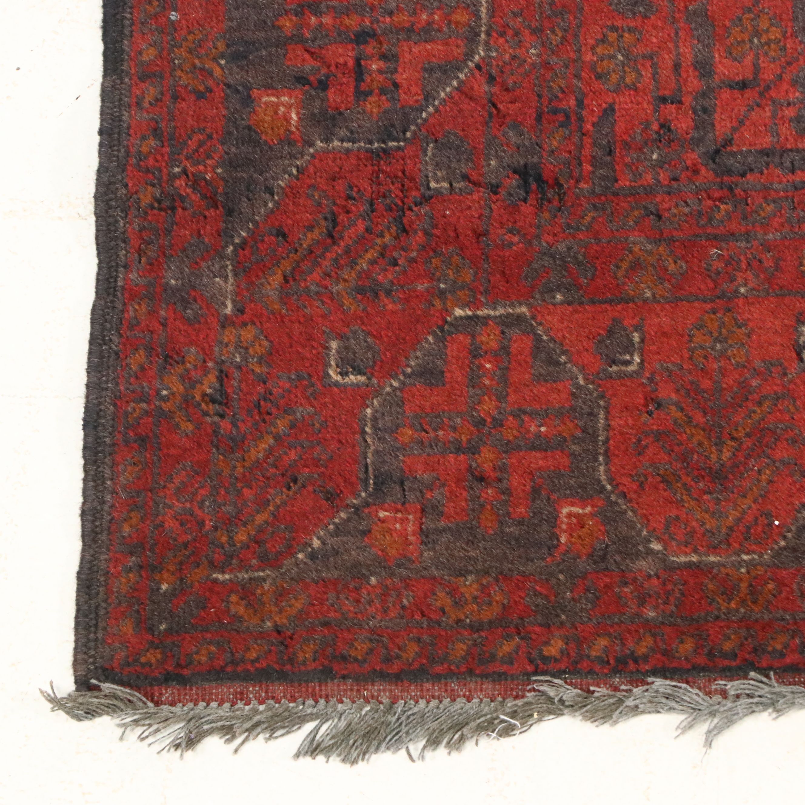 5' x 6'5 Hand-Knotted Afghan Kunduz Area Rug
