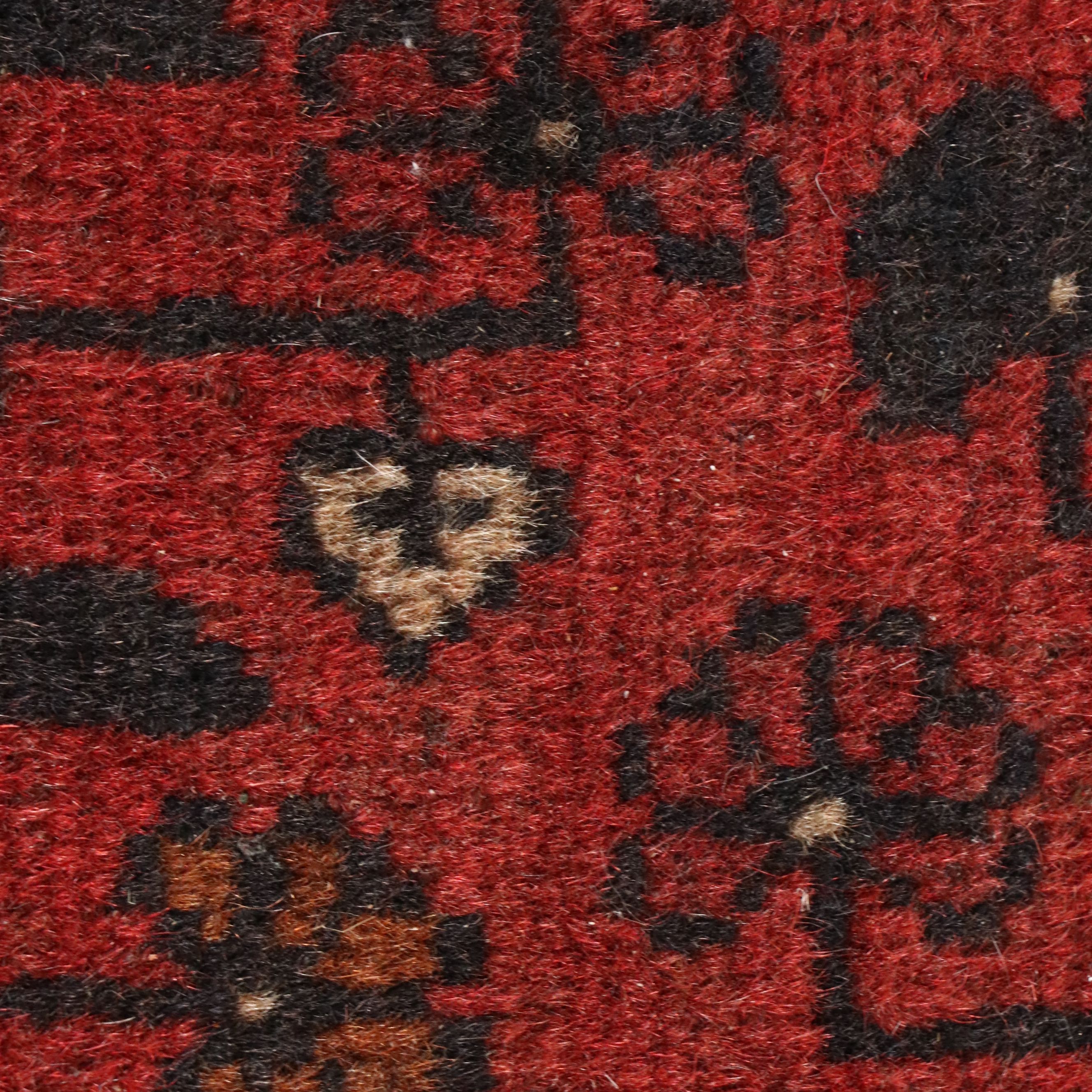 5' x 6'5 Hand-Knotted Afghan Kunduz Area Rug