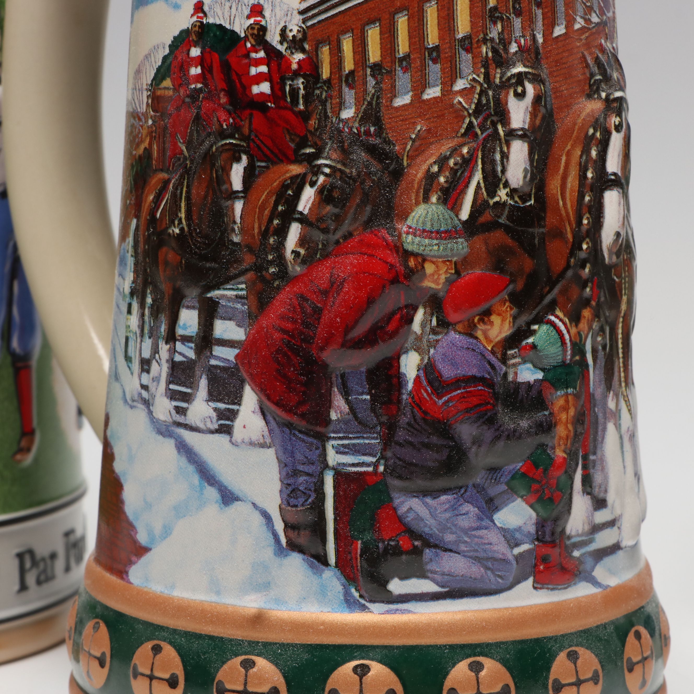 Budweiser Holiday, Sports Series "Golf" and Miller High Life Steins, 1990s