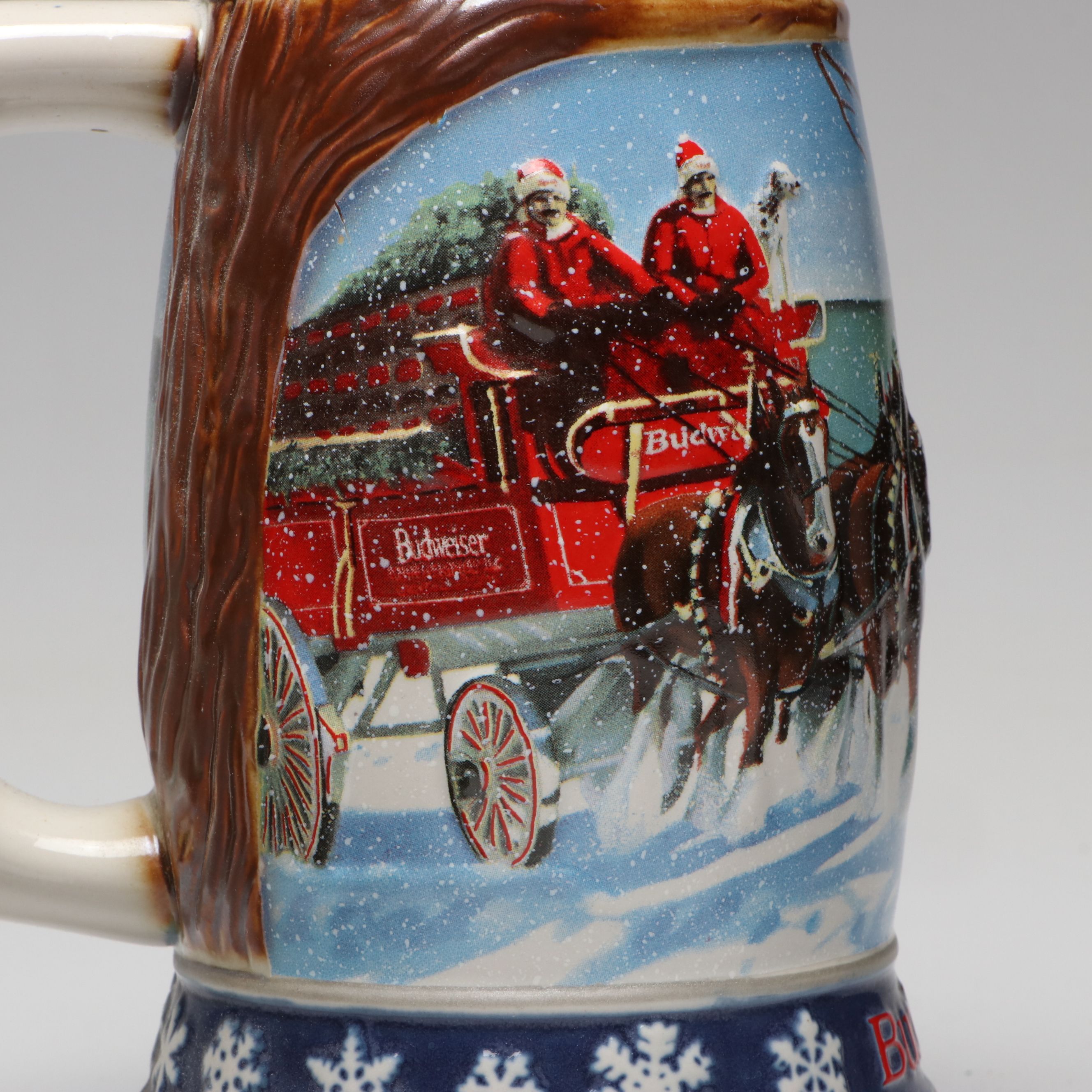 Budweiser Holiday, Sports Series "Golf" and Miller High Life Steins, 1990s