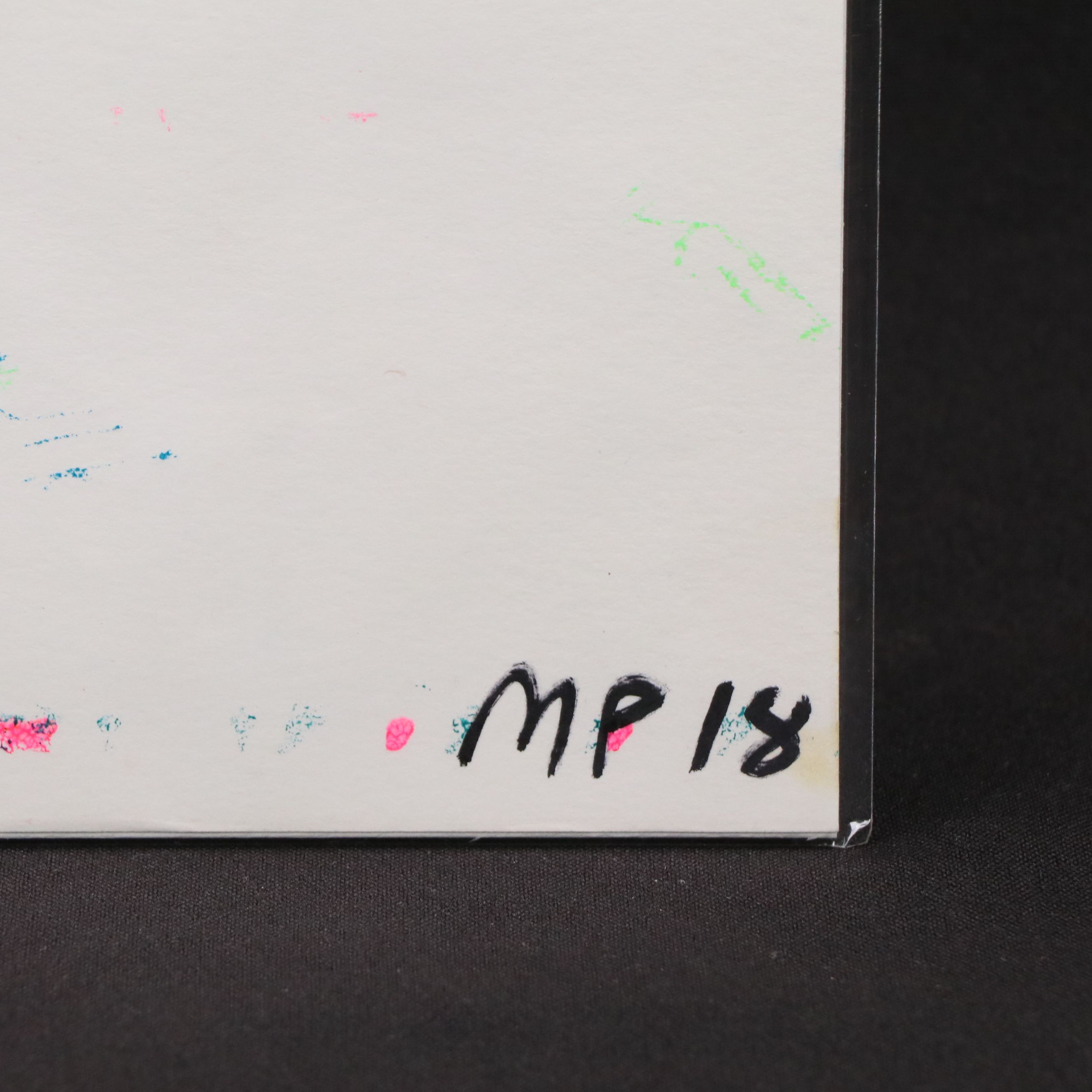 Mixed Media Drawing of Reclining Female Nude, 2018